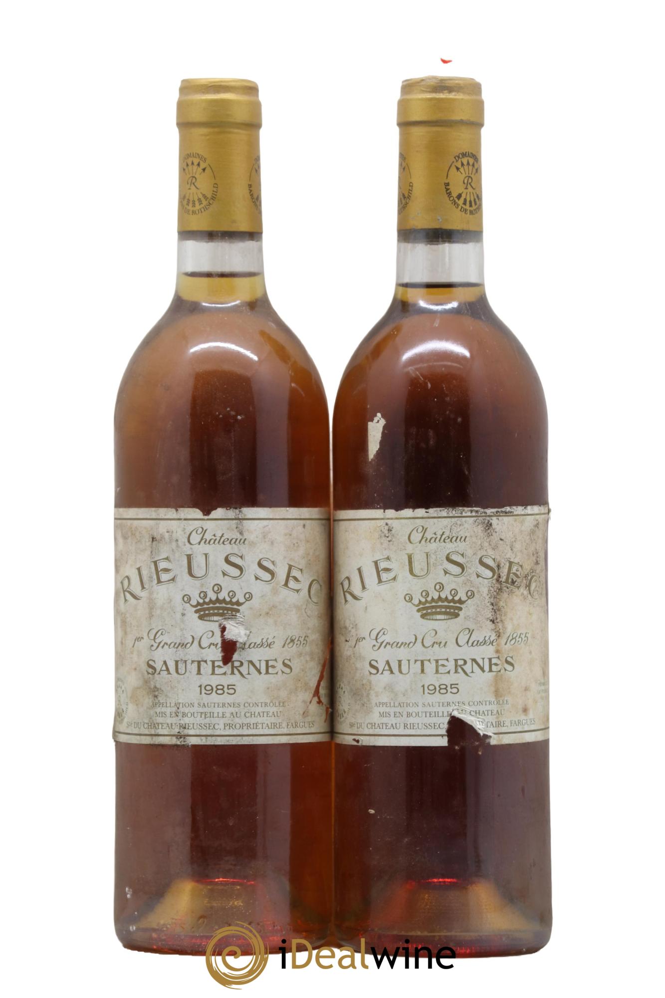 Château Rieussec 1er Grand Cru Classé 1985 - Lotto di 2 bottiglie - 0