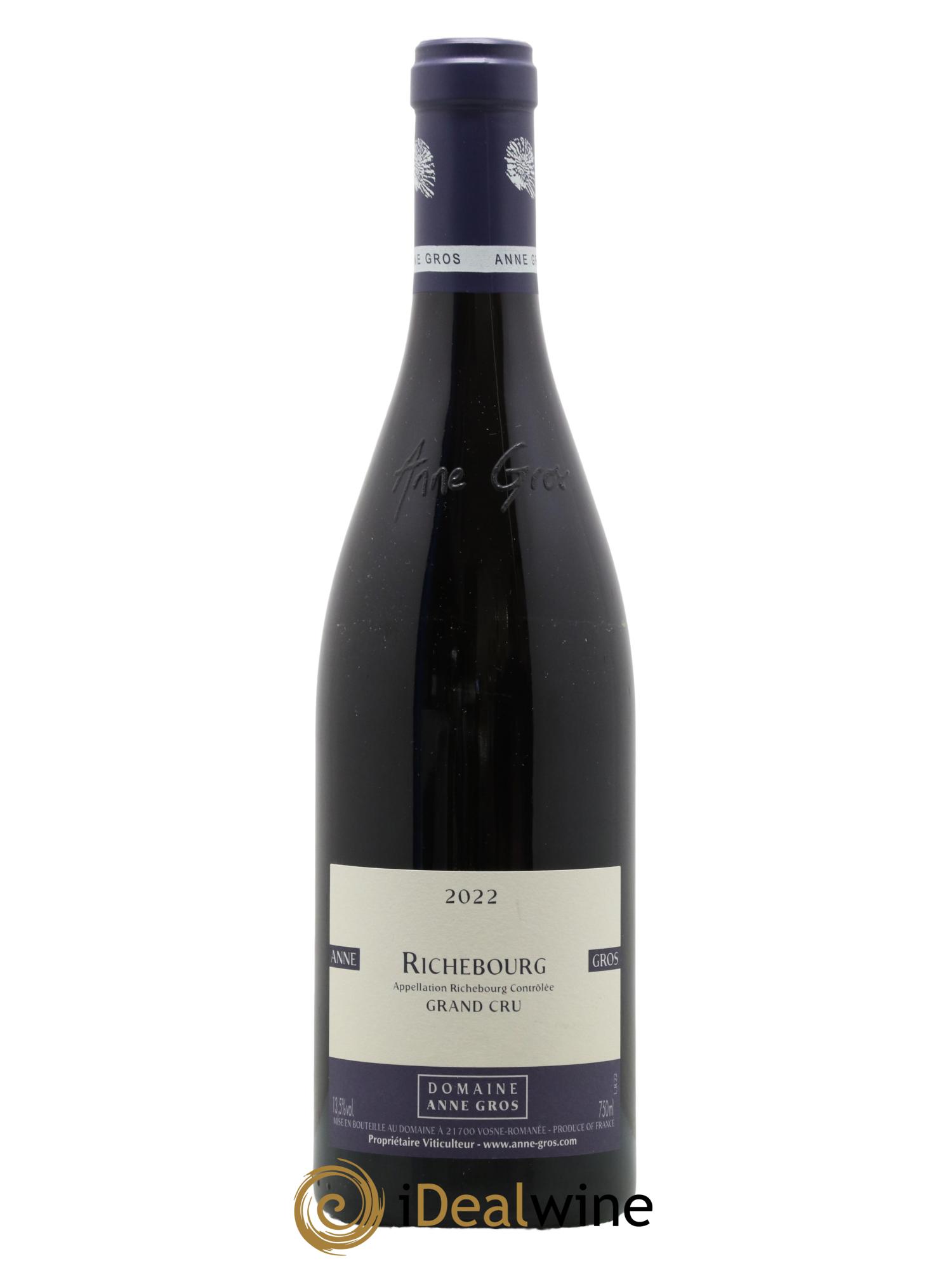 Richebourg Grand Cru Anne Gros 2022 - Lot de 1 bouteille - 0