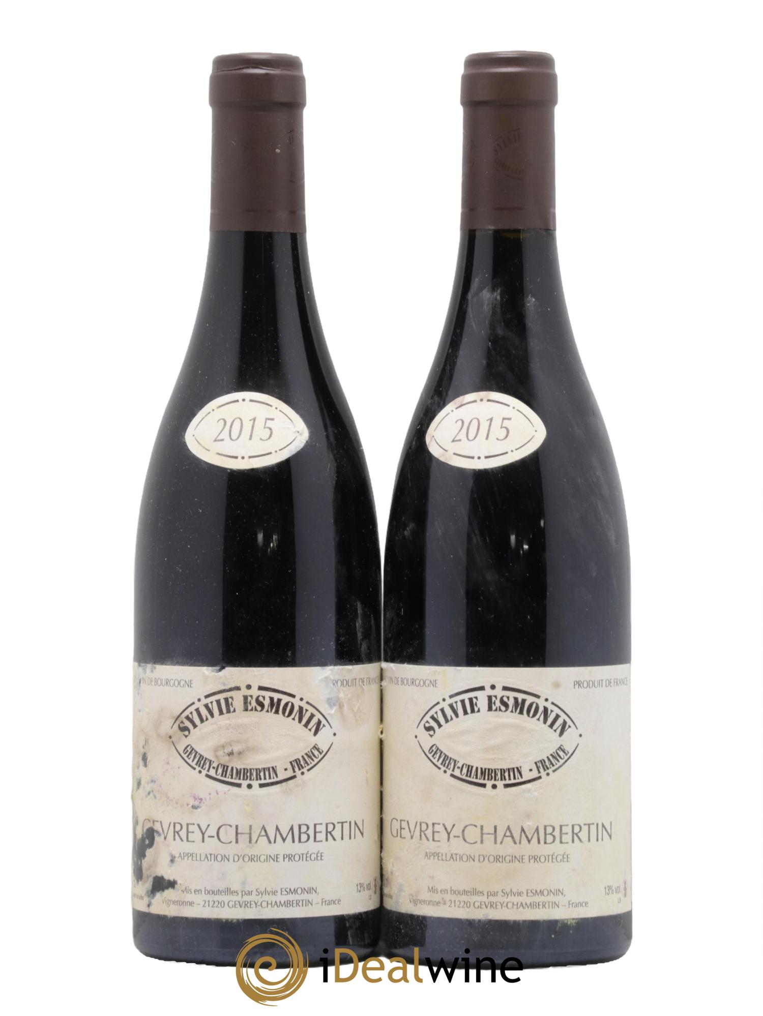 Gevrey-Chambertin Sylvie Esmonin 2015 - Lot de 2 bouteilles - 0