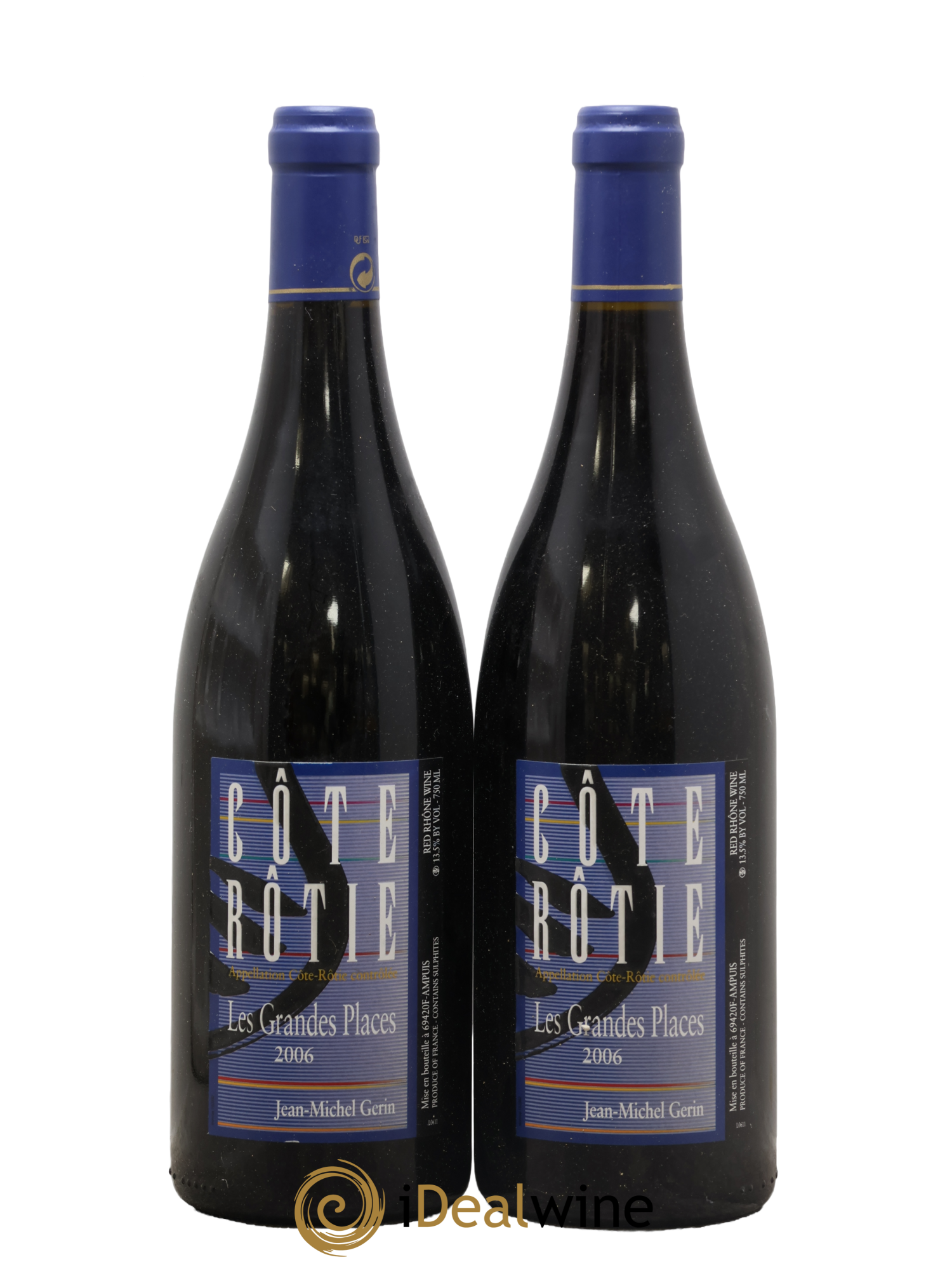 Côte-Rôtie Les Grandes Places Jean-Michel Gerin 2006 - Lot de 2 bouteilles - 0