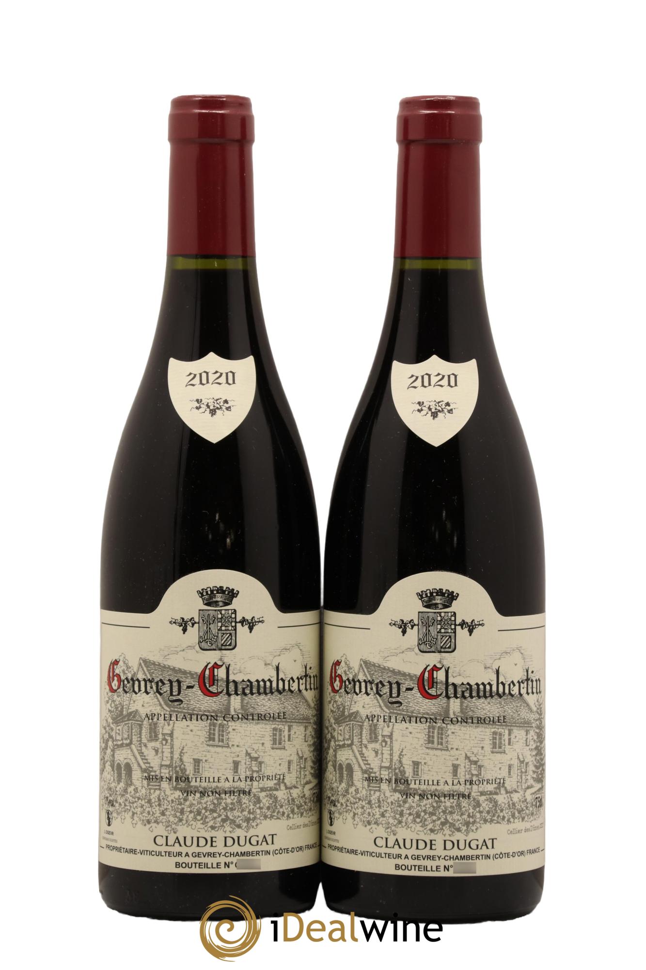 Gevrey-Chambertin Claude Dugat 2020 - Lot de 2 bouteilles - 0