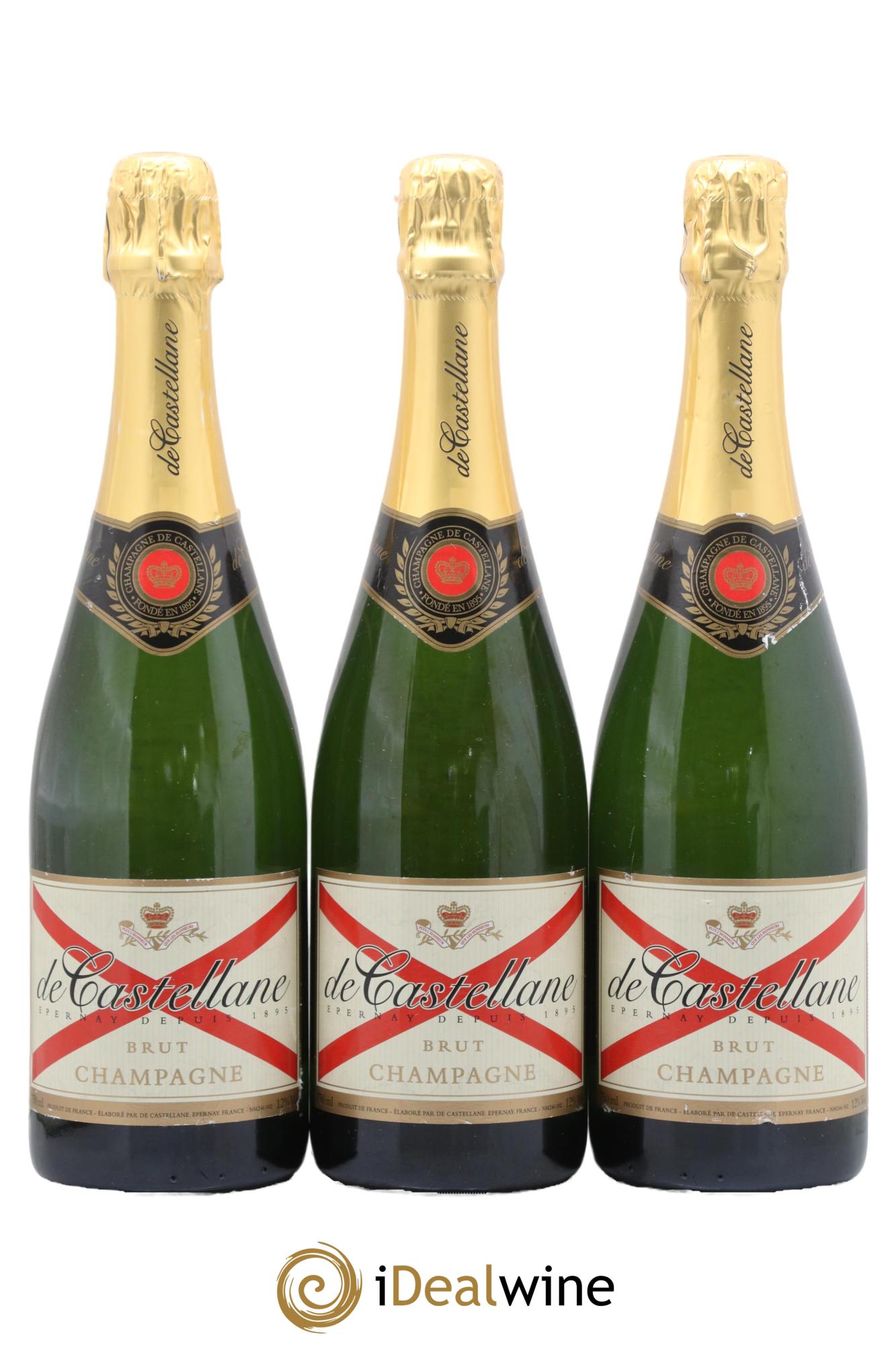 Champagne Champagne de Castellane - Lot de 3 bouteilles - 0