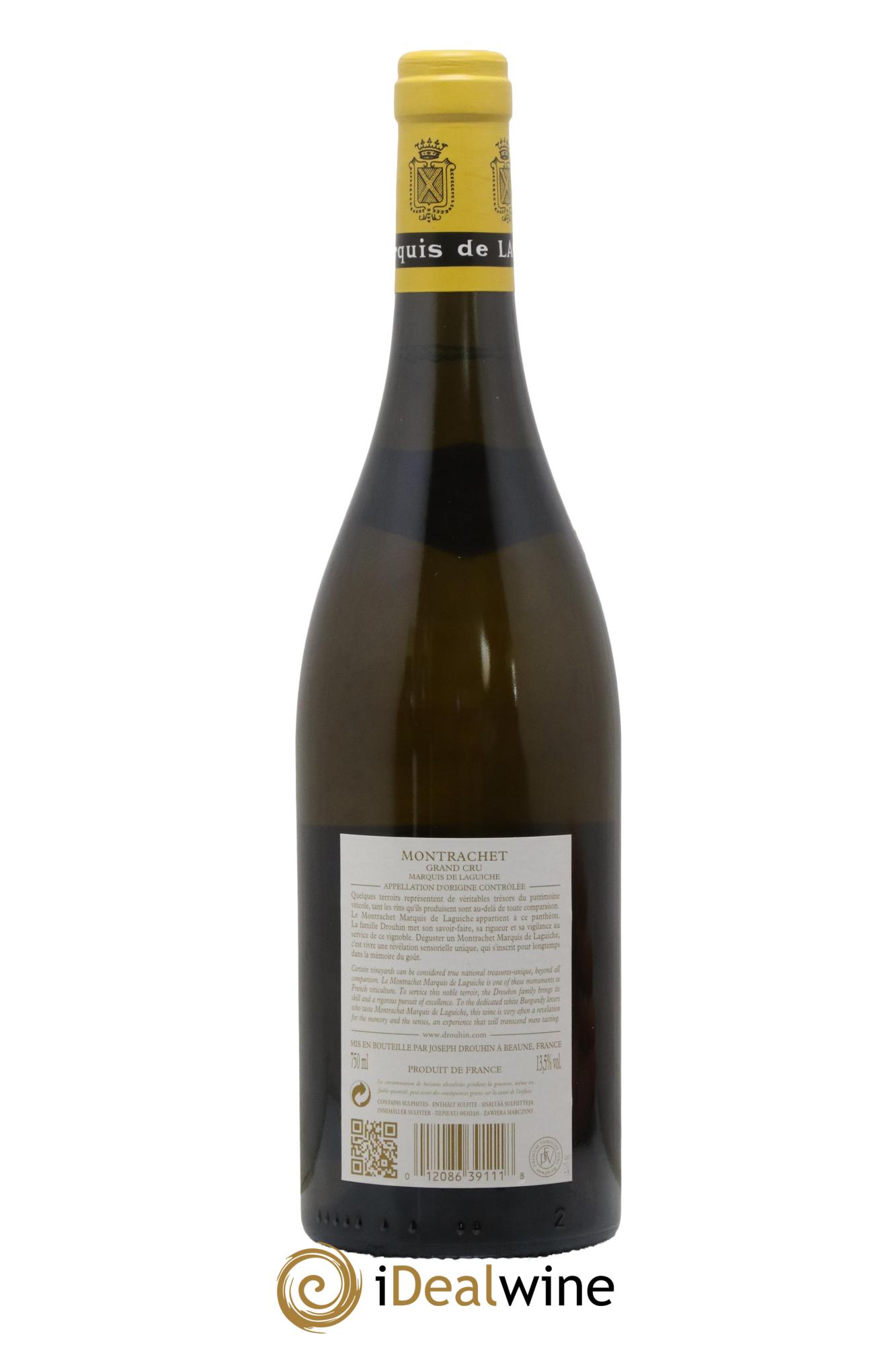 Montrachet Grand Cru Marquis de Laguiche Joseph Drouhin 2014 - Lot of 1 bottle - 1