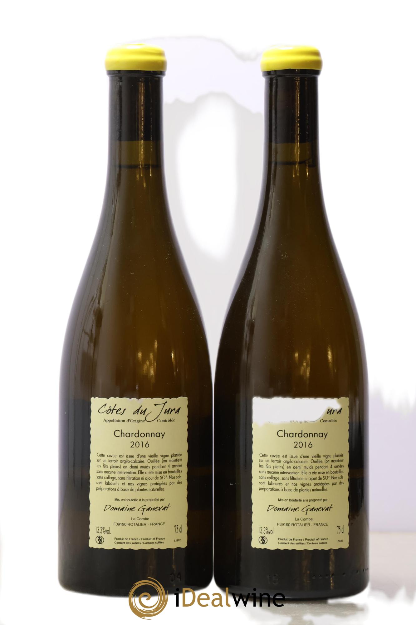 Côtes du Jura Les Chamois du Paradis Jean-François Ganevat (Domaine) 2016 - Lot de 2 bouteilles - 1