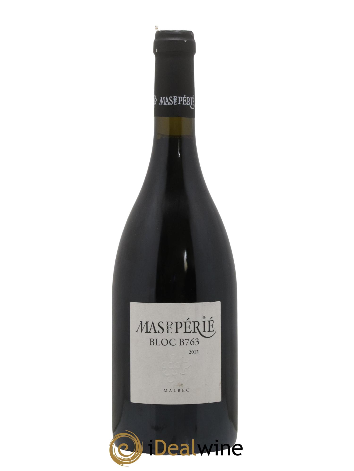 Cahors Mas Del Périé Bloc B763 Fabien Jouves 2012 - Lot de 1 bouteille - 0