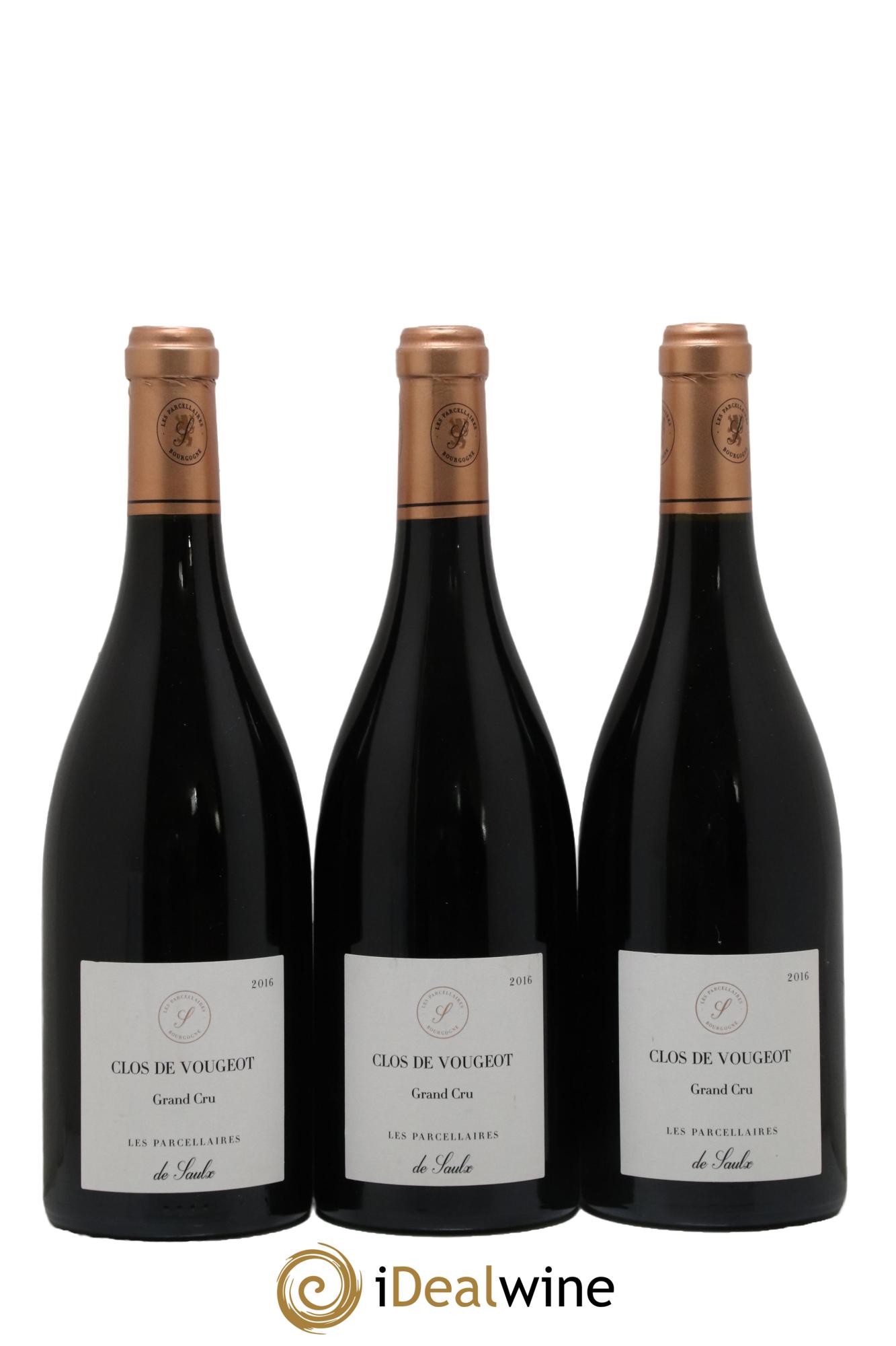 Clos de Vougeot Grand Cru Les Parcellaires de Saulx 2016 - Lot of 3 bottles - 0