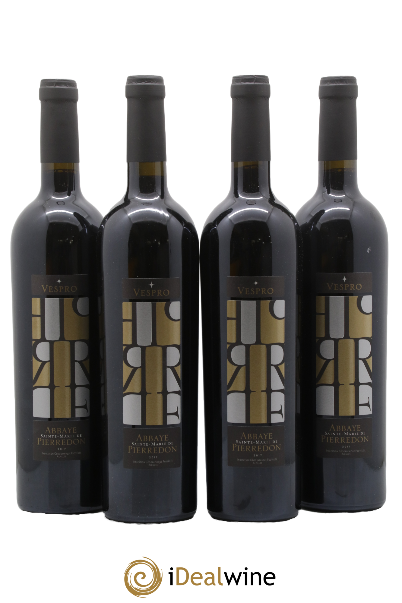 Alpilles Vespro Abbaye Ste Marie de Pierredon Durrbach 2017 - Posten von 4 Flaschen - 0