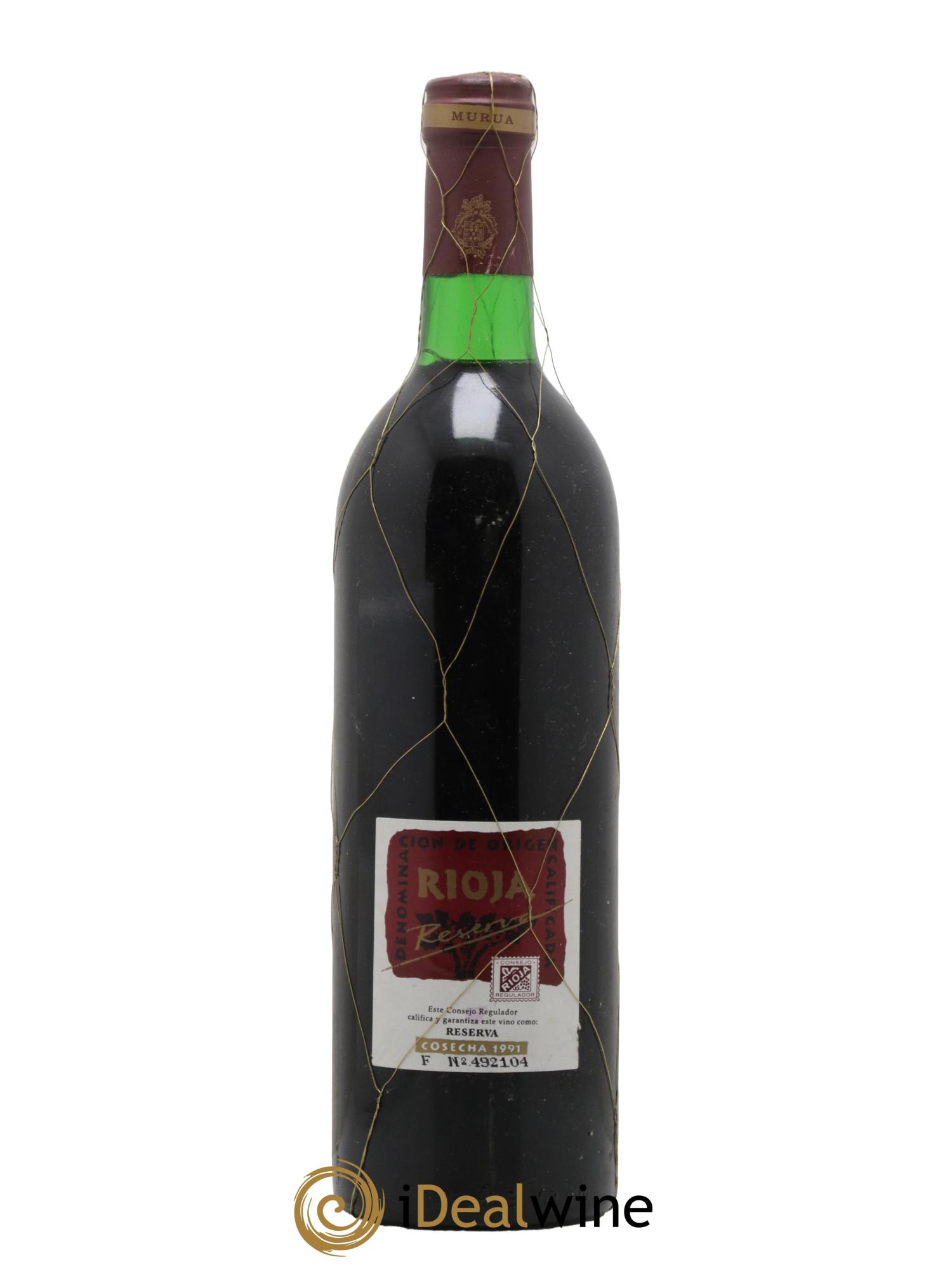 Rioja DOCA Doca Bodegas Murua Reserva 1991 - Lot de 1 bouteille - 1
