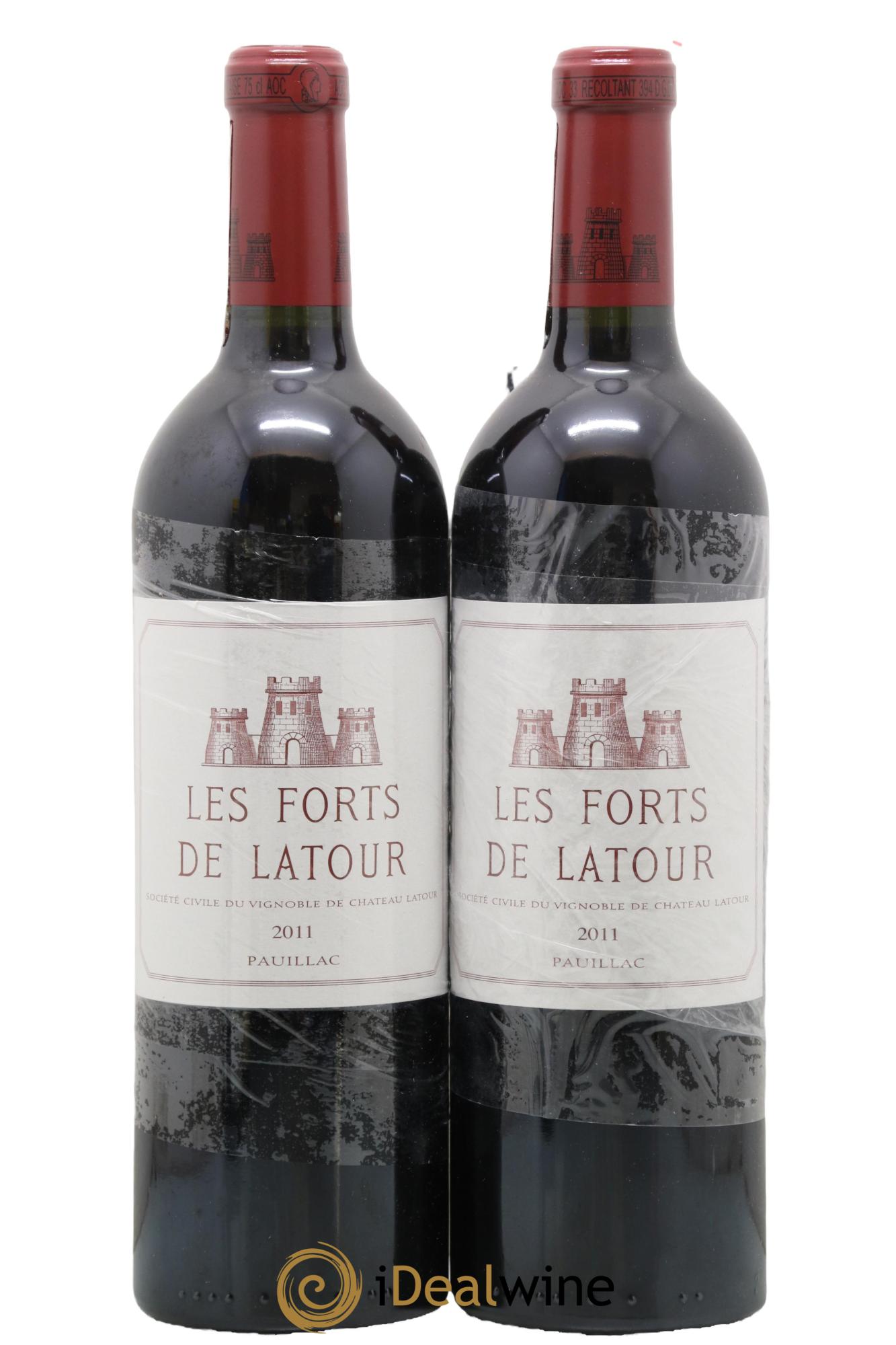 Les Forts de Latour Second Vin 2011 - Lot of 2 bottles - 0