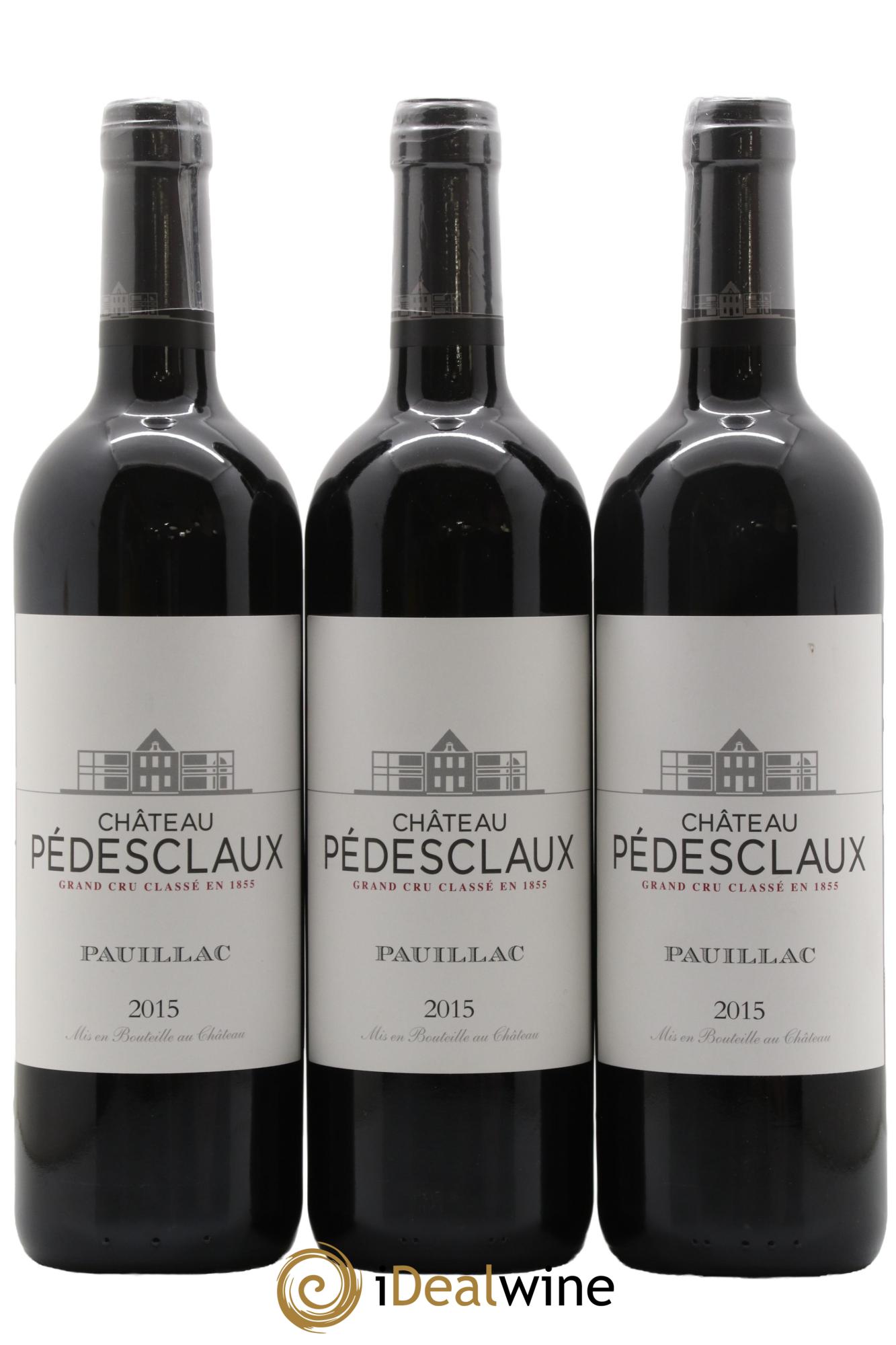 Château Pedesclaux 5ème Grand Cru Classé 2015 - Posten von 3 Flaschen - 0