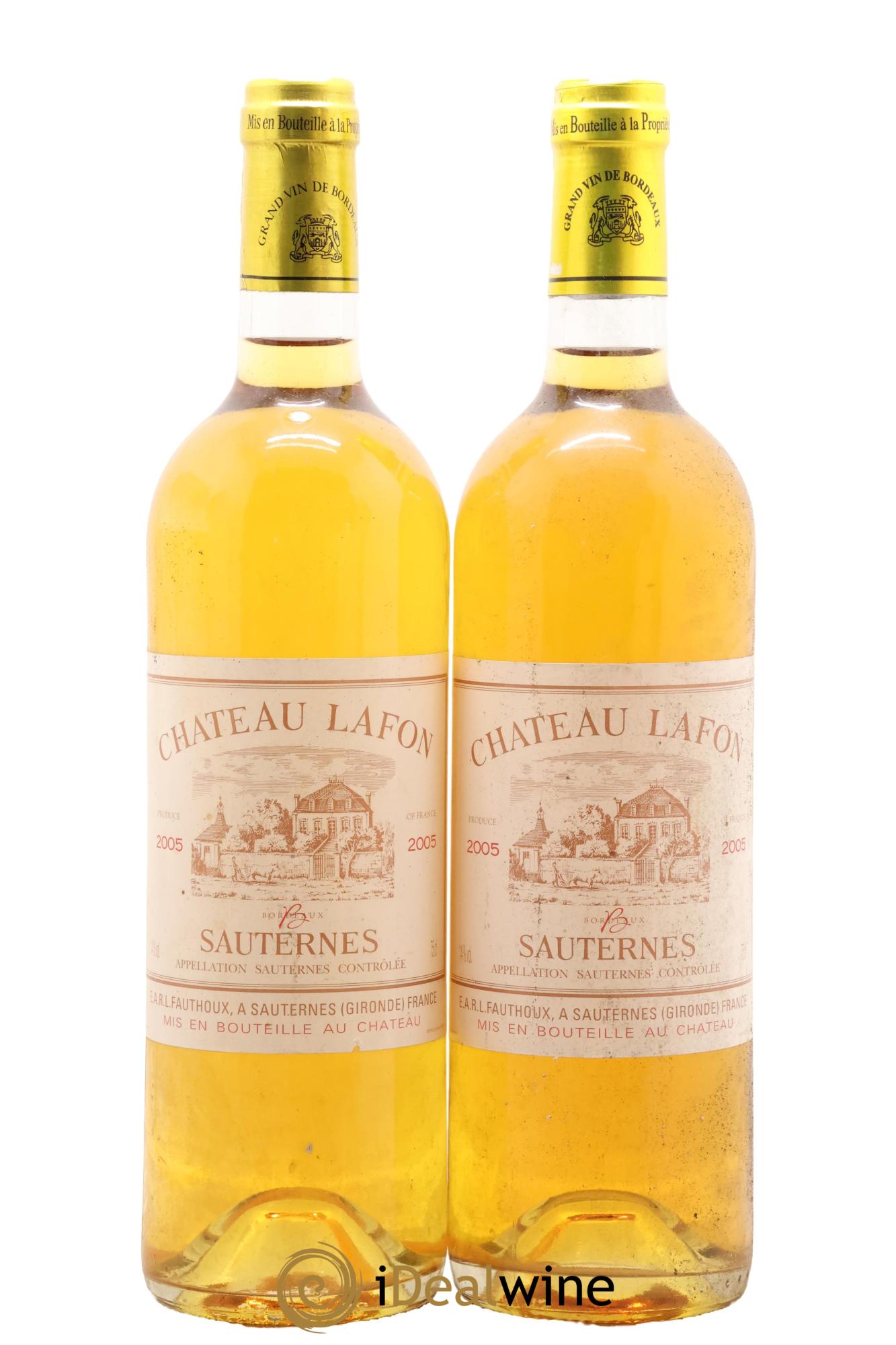 Château Lafon 2005 - Lot de 2 bouteilles - 0