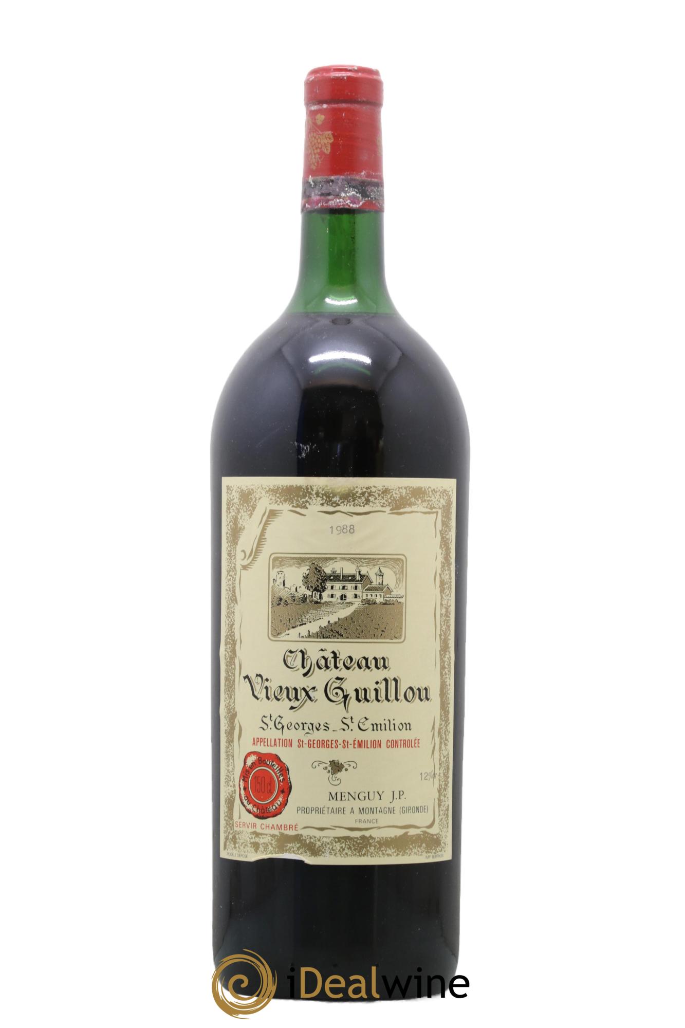 Saint-Georges-Saint-Émilion Chateau Vieux Guillon 1988 - Lot de 1 magnum - 0