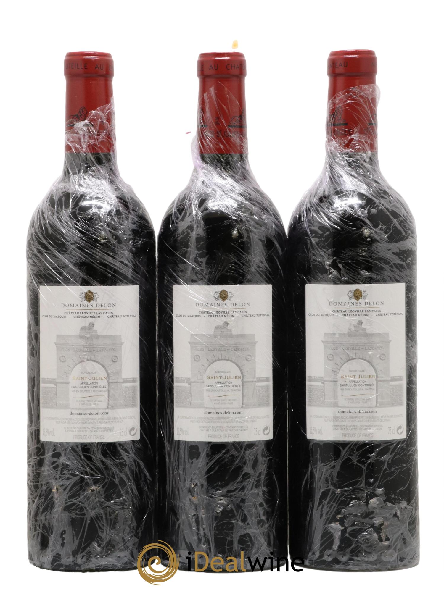 Château Léoville Las Cases 2ème Grand Cru Classé 2016 - Lot de 3 bouteilles - 1