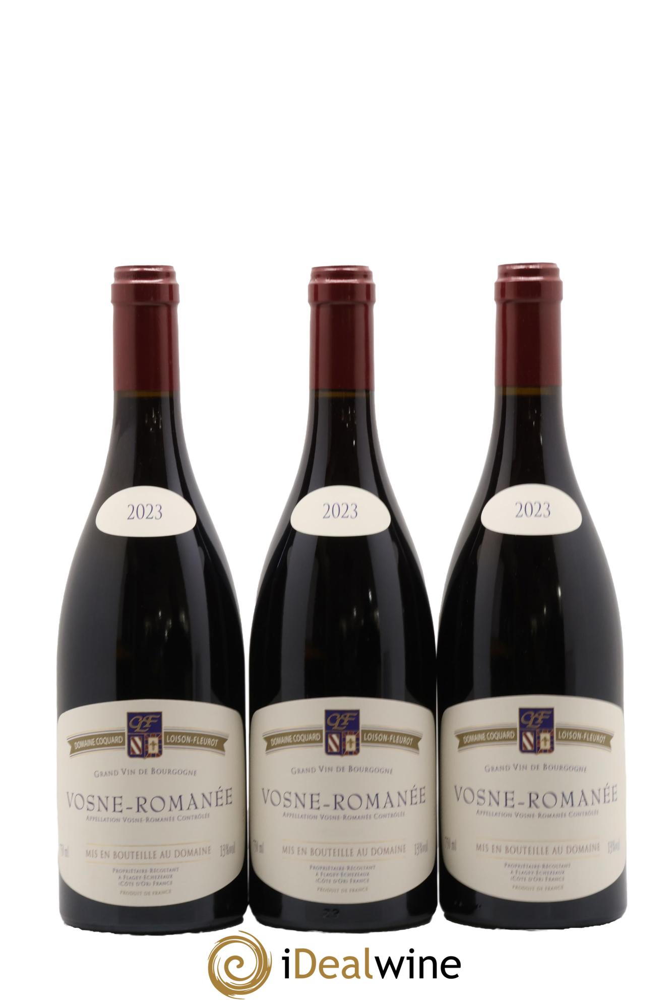 Vosne-Romanée Coquard Loison-Fleurot 2023 - Lot de 3 bouteilles - 0