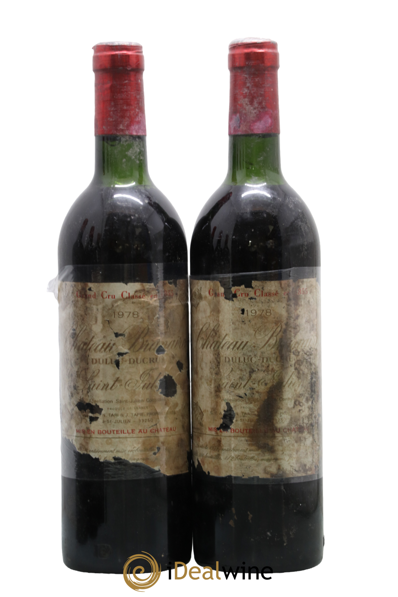 Château Branaire Ducru 4ème Grand Cru Classé 1978 - Lot of 2 bottles - 0