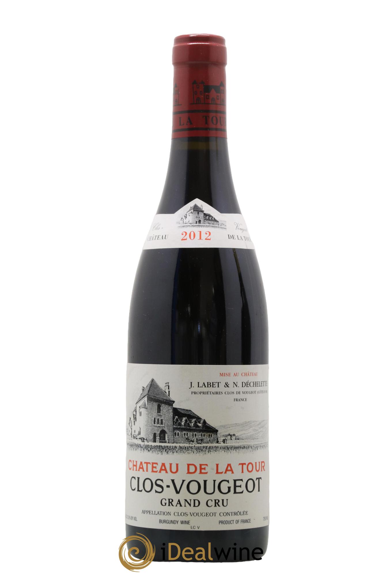 Clos de Vougeot Grand Cru Château de La Tour 2012 - Lot de 1 bouteille - 0
