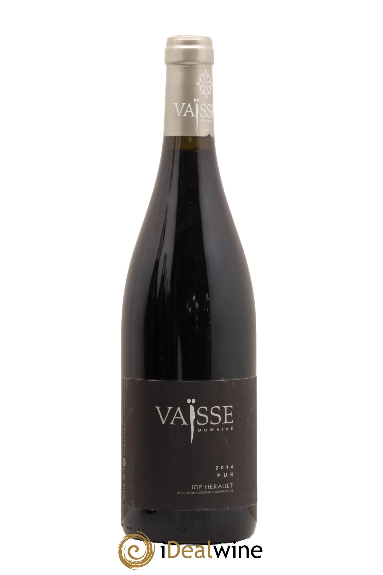 Pays d'Hérault Pur Vaisse (Domaine) 2014 - Lot de 1 bouteille - 0