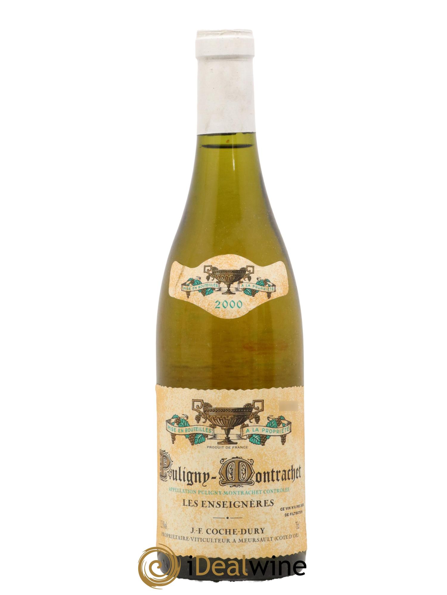 Puligny-Montrachet Les Enseignères Coche Dury (Domaine) 2000 - Lot de 1 bouteille - 0