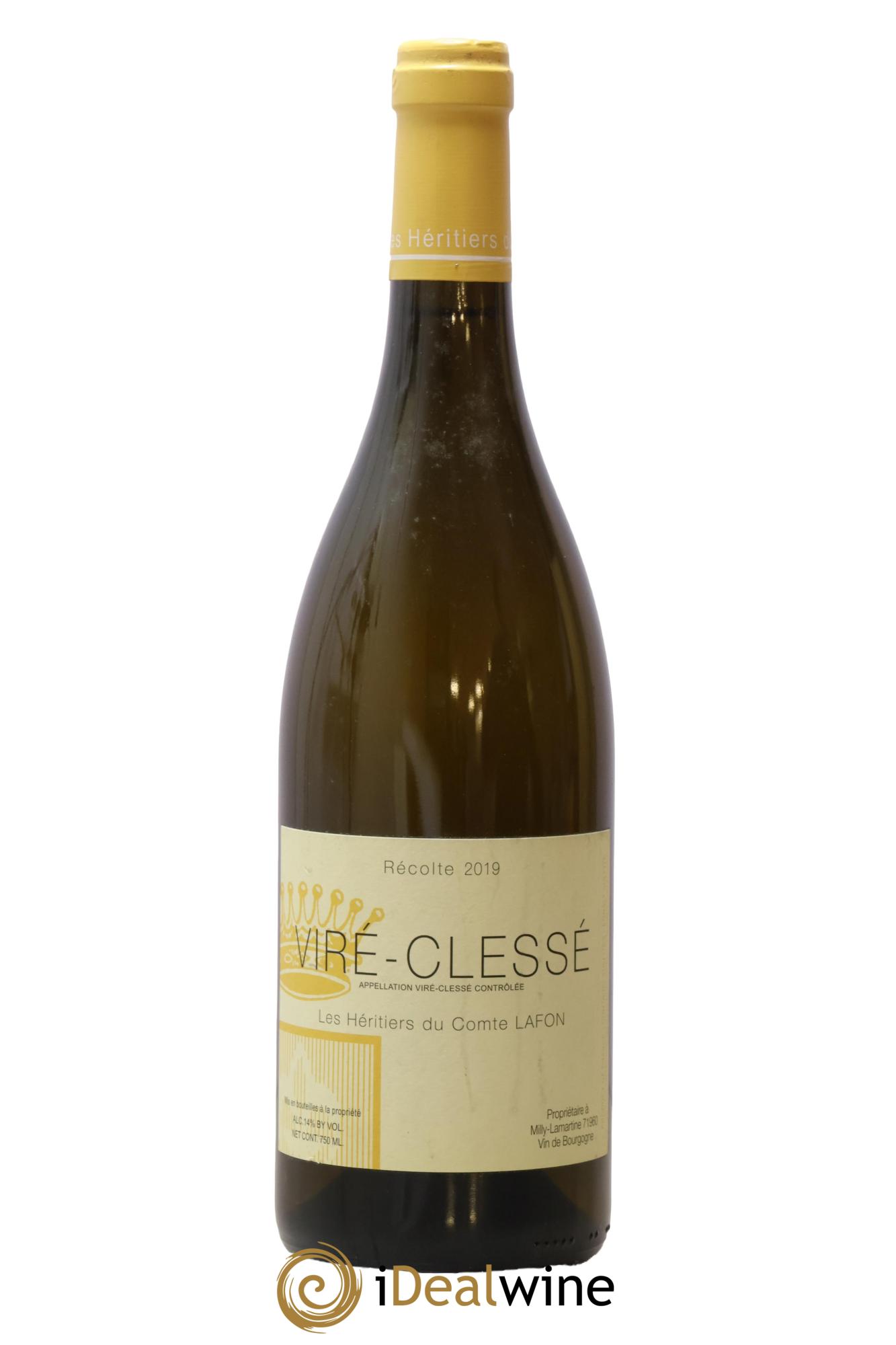 Viré-Clessé Héritiers du Comte Lafon (Domaine des) 2019 - Lot de 1 bouteille - 0