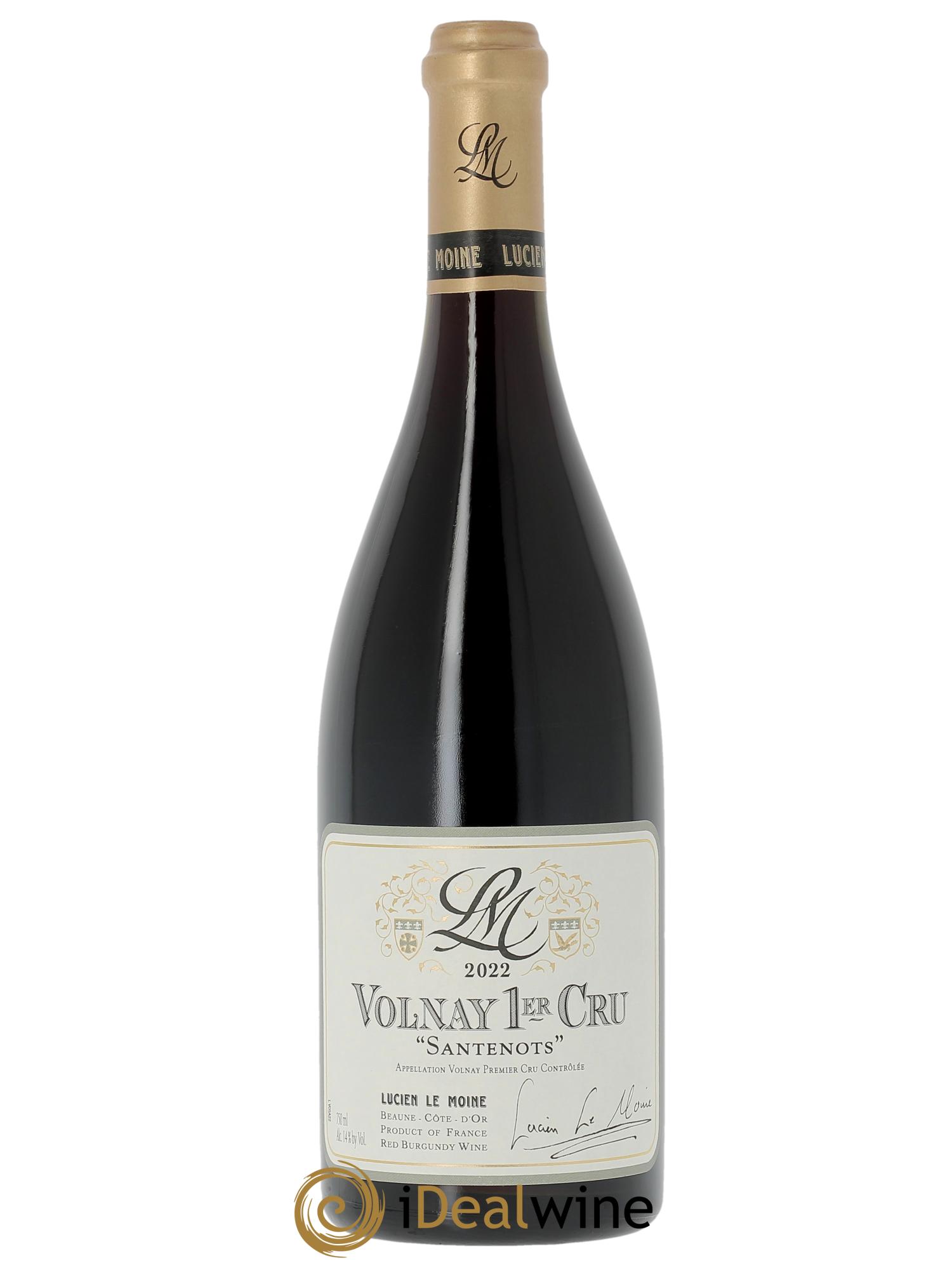 Volnay 1er Cru Santenots Lucien Le Moine  2022 - Lot of 1 bottle - 0