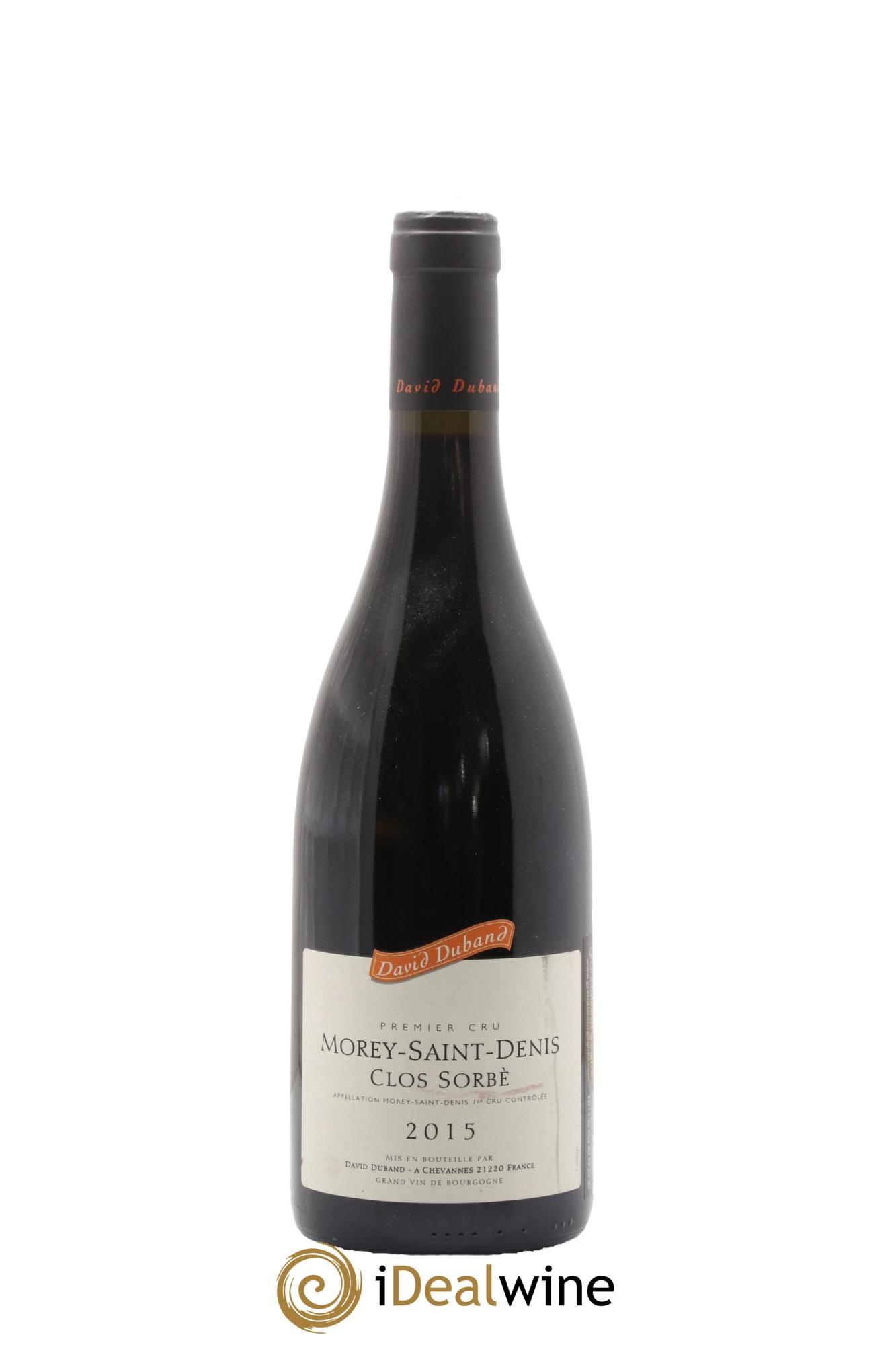 Morey-Saint-Denis 1er Cru Clos Sorbè David Duband (Domaine) 2015 - Lot de 1 bouteille - 0