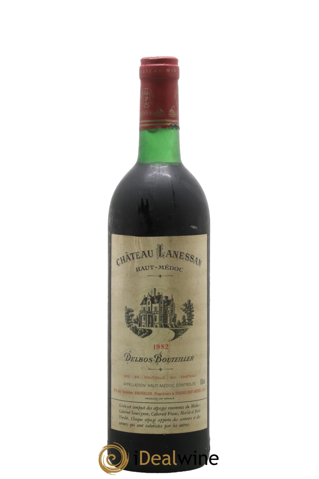 Château Lanessan Cru Bourgeois 1982 - Lot de 1 bouteille - 0