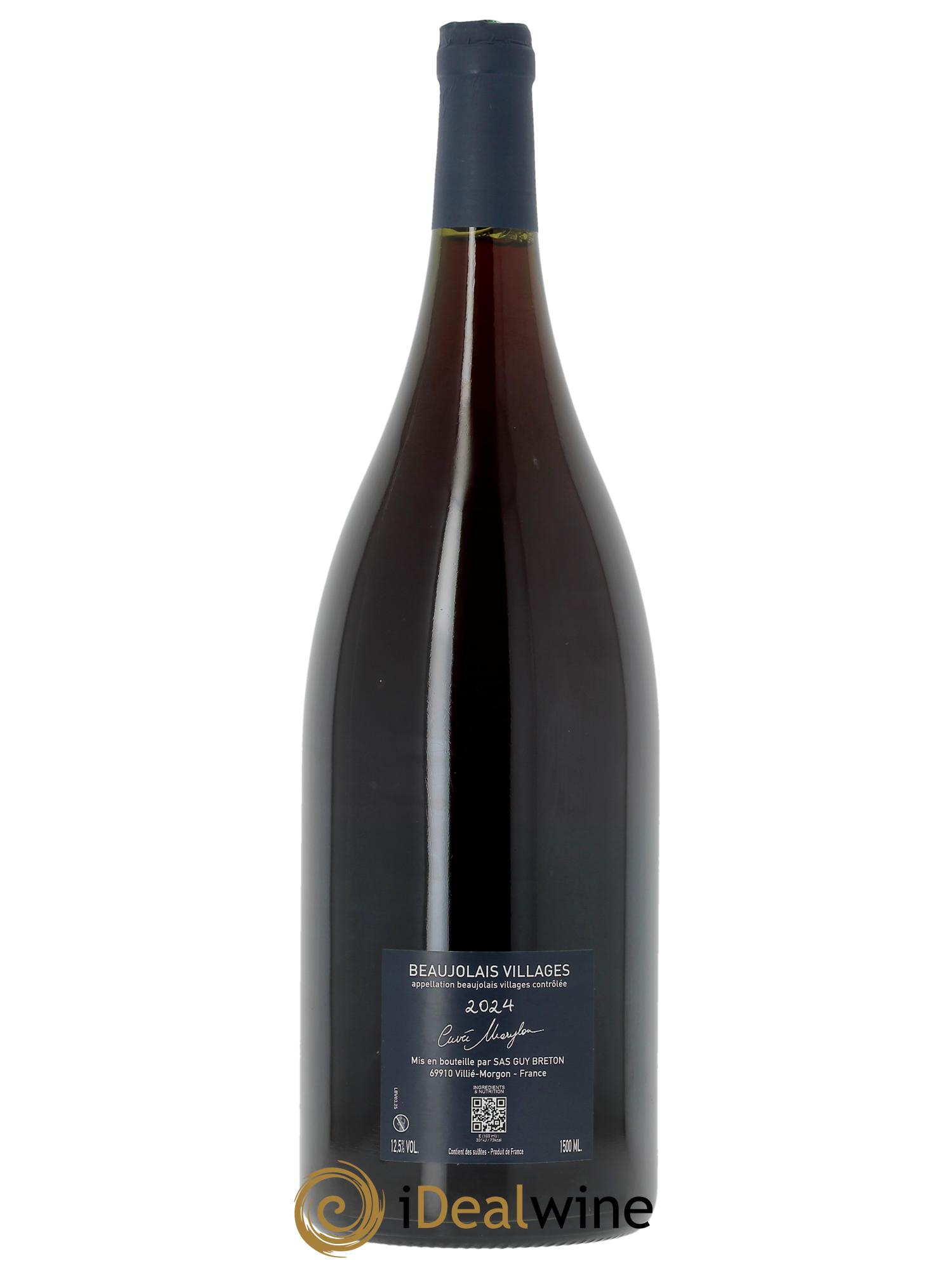 Beaujolais Villages Marylou Guy Breton  2024 - Lot de 1 magnum - 1