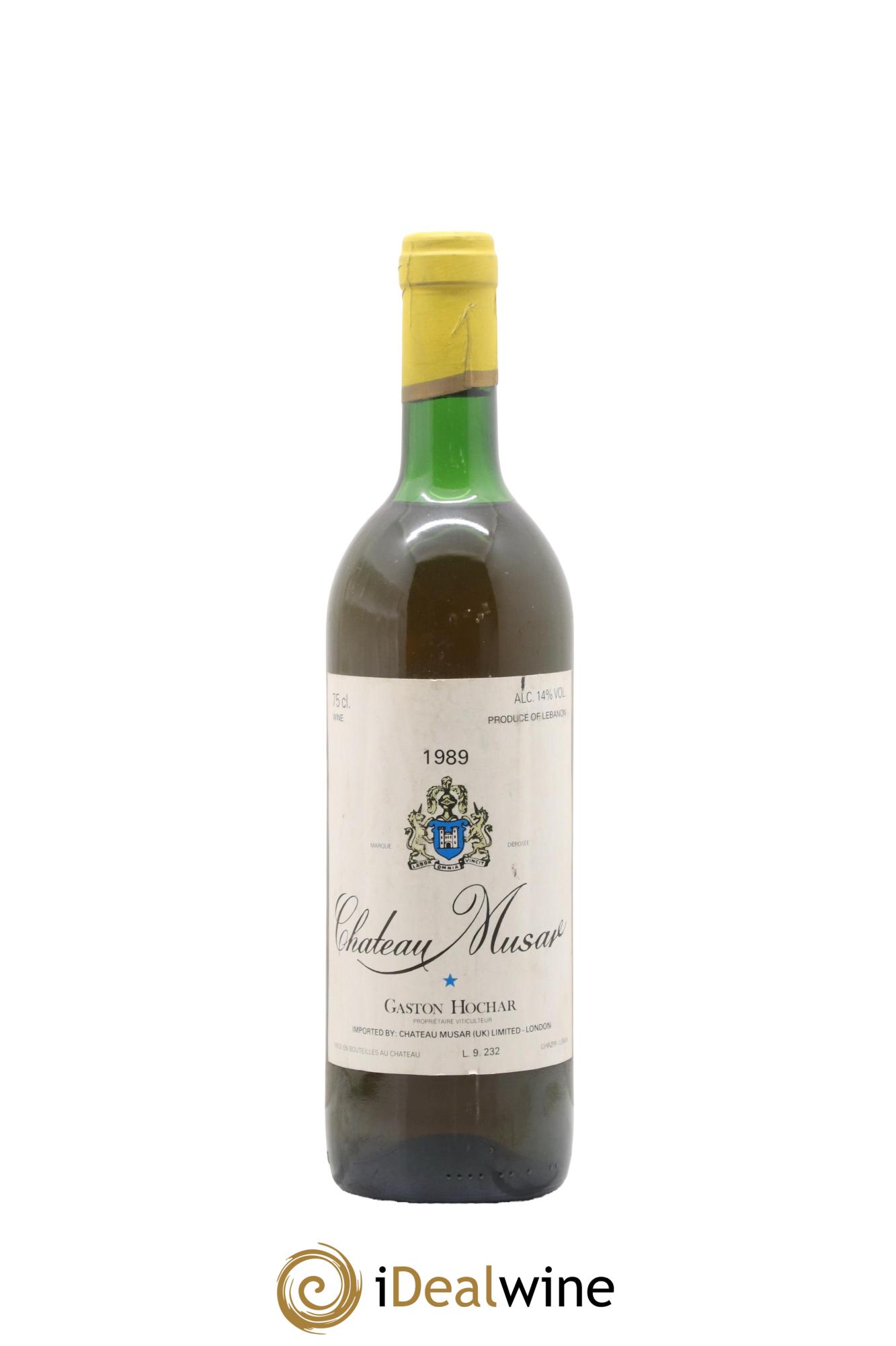 Château Musar Serge Hochar 1989 - Lot de 1 bouteille - 0