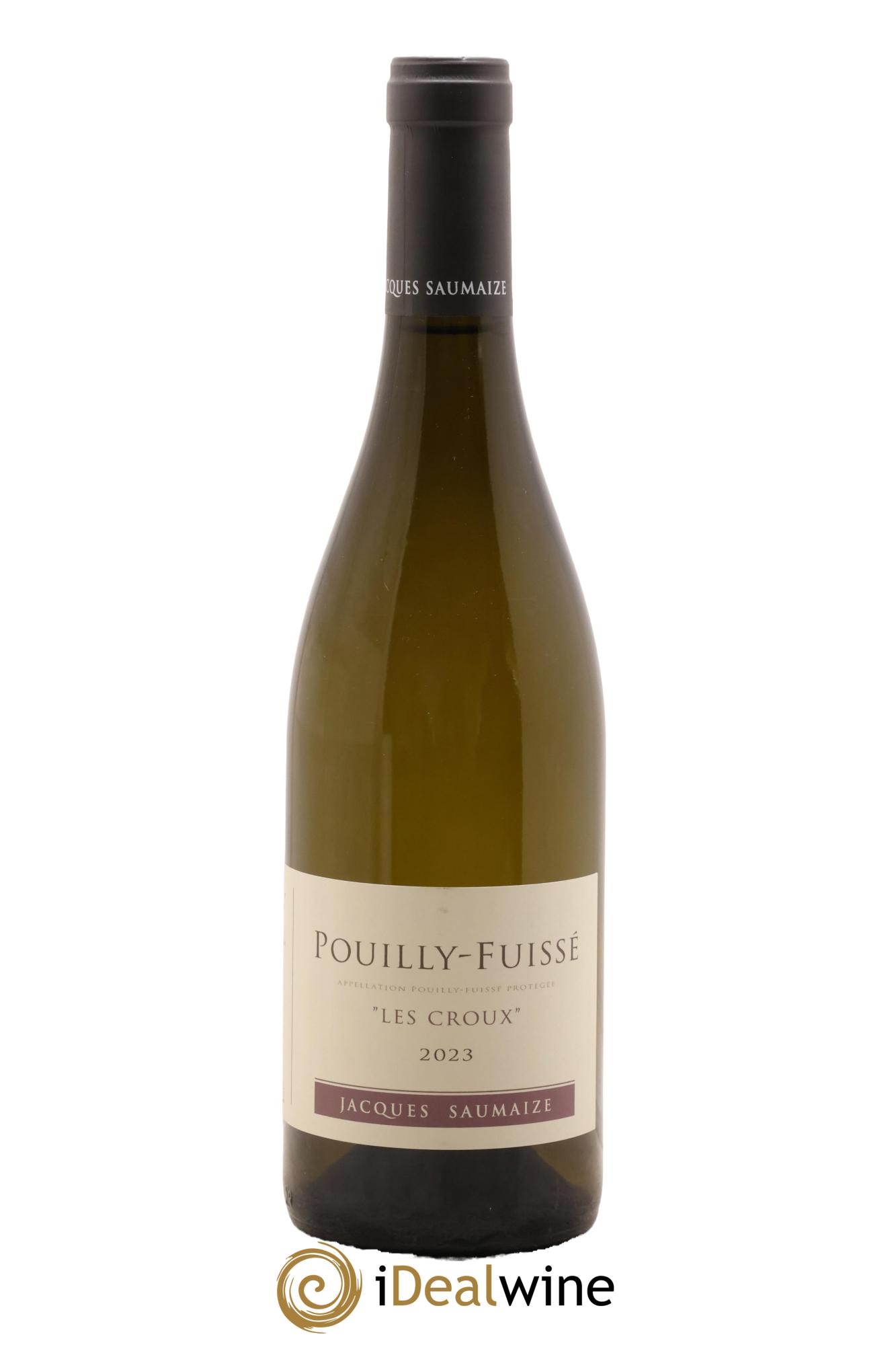 Pouilly-Fuissé Les Croux Jacques et Nathalie Saumaize 2023 - Lot de 1 bouteille - 0