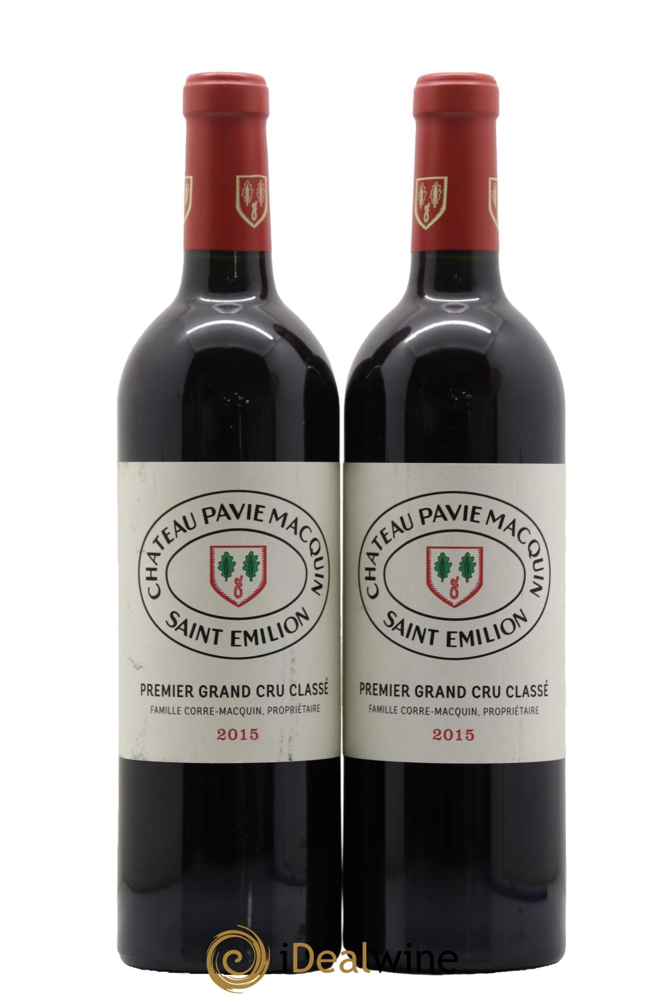 Château Pavie Macquin 1er Grand Cru Classé B 2015 - Lot de 2 bouteilles - 0