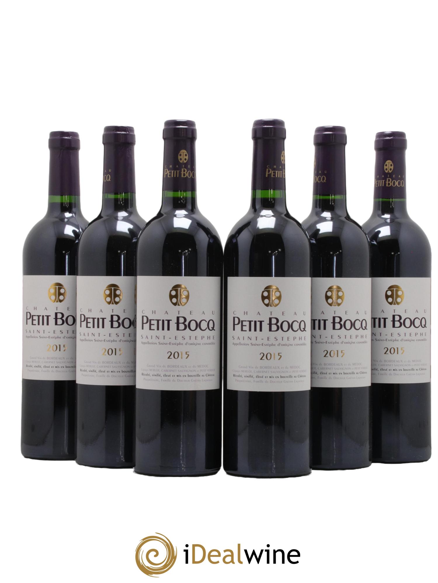 Château Petit Bocq Cru Bourgeois 2015 - Lot de 6 bouteilles - 0
