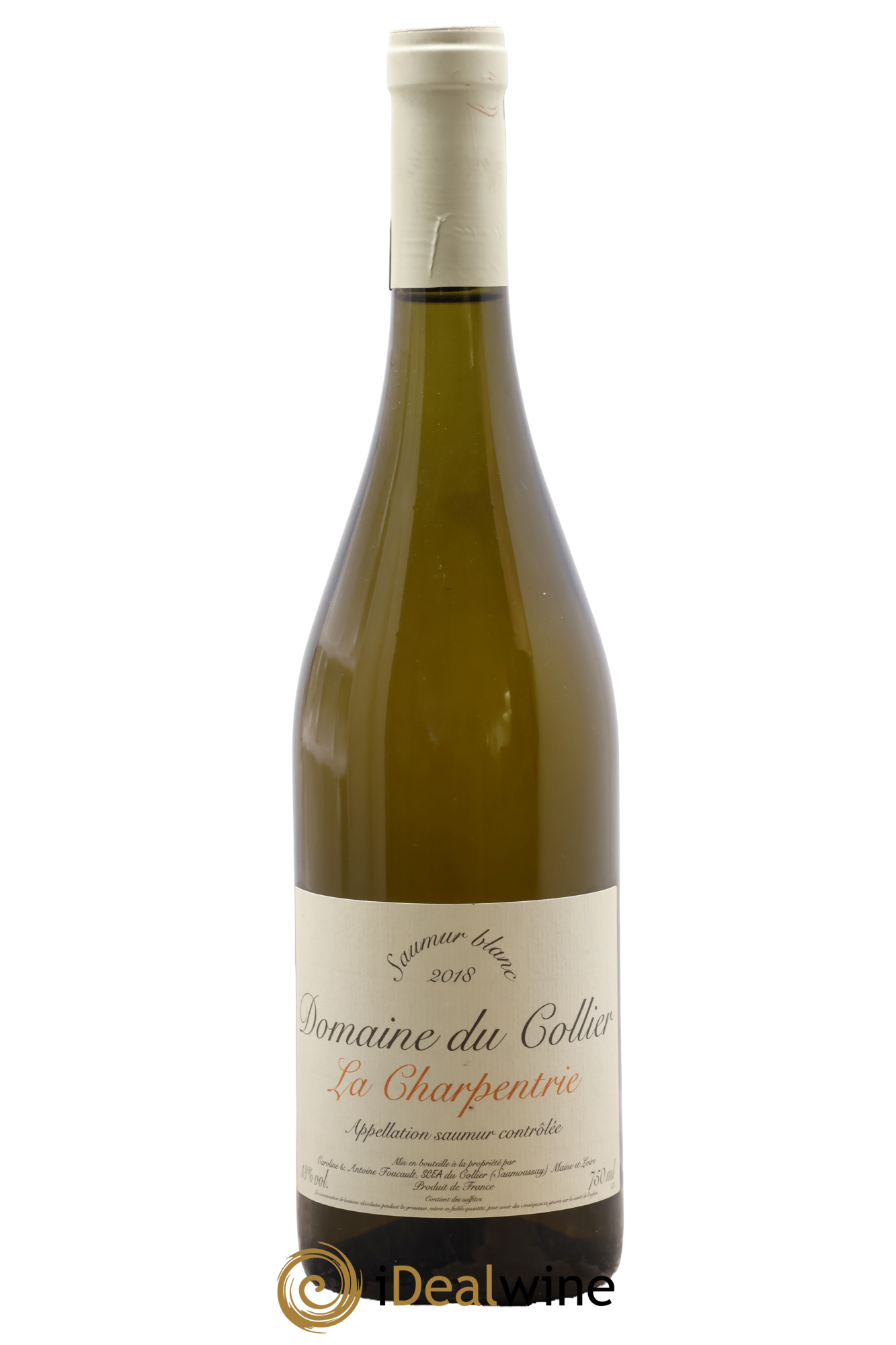 Saumur La Charpentrie Domaine du Collier 2018 - Lot de 1 bouteille - 0