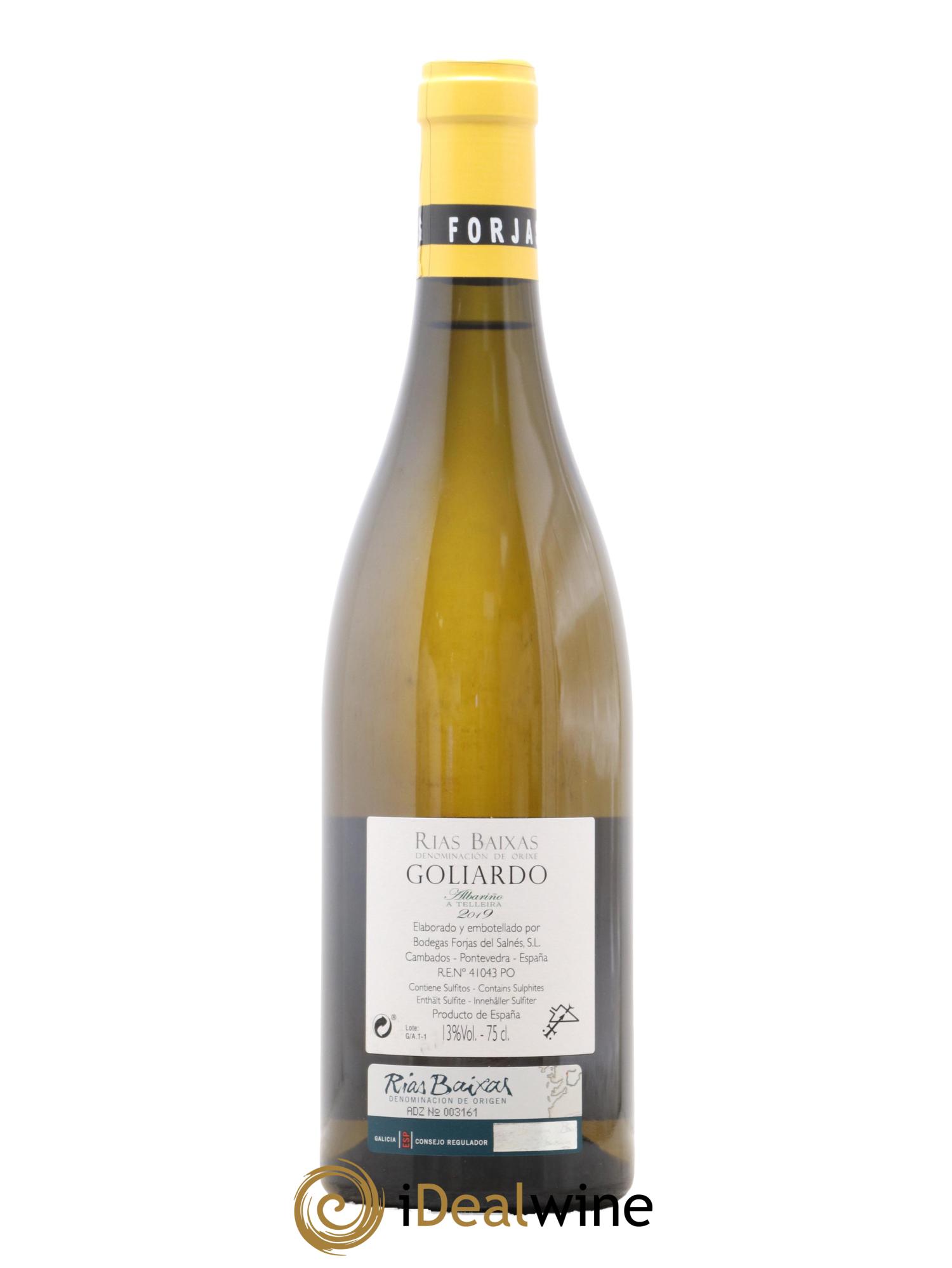 Rias Baixas Goliardo A Telleira Forjas Del Salnés 2019 - Posten von 1 Flasche - 1