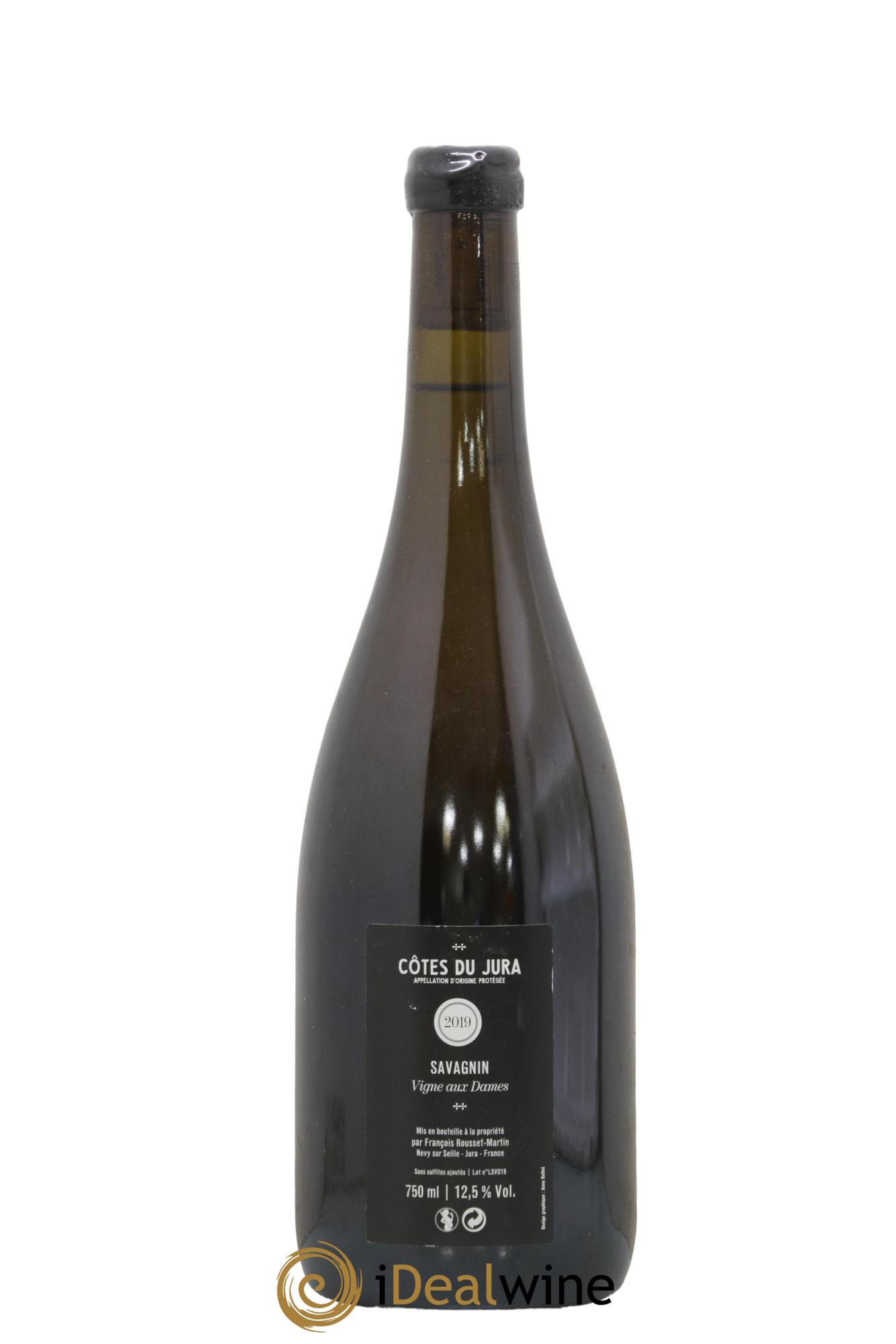 Côtes du Jura Vignes aux Dames François Rousset Martin 2019 - Lot de 1 bouteille - 1