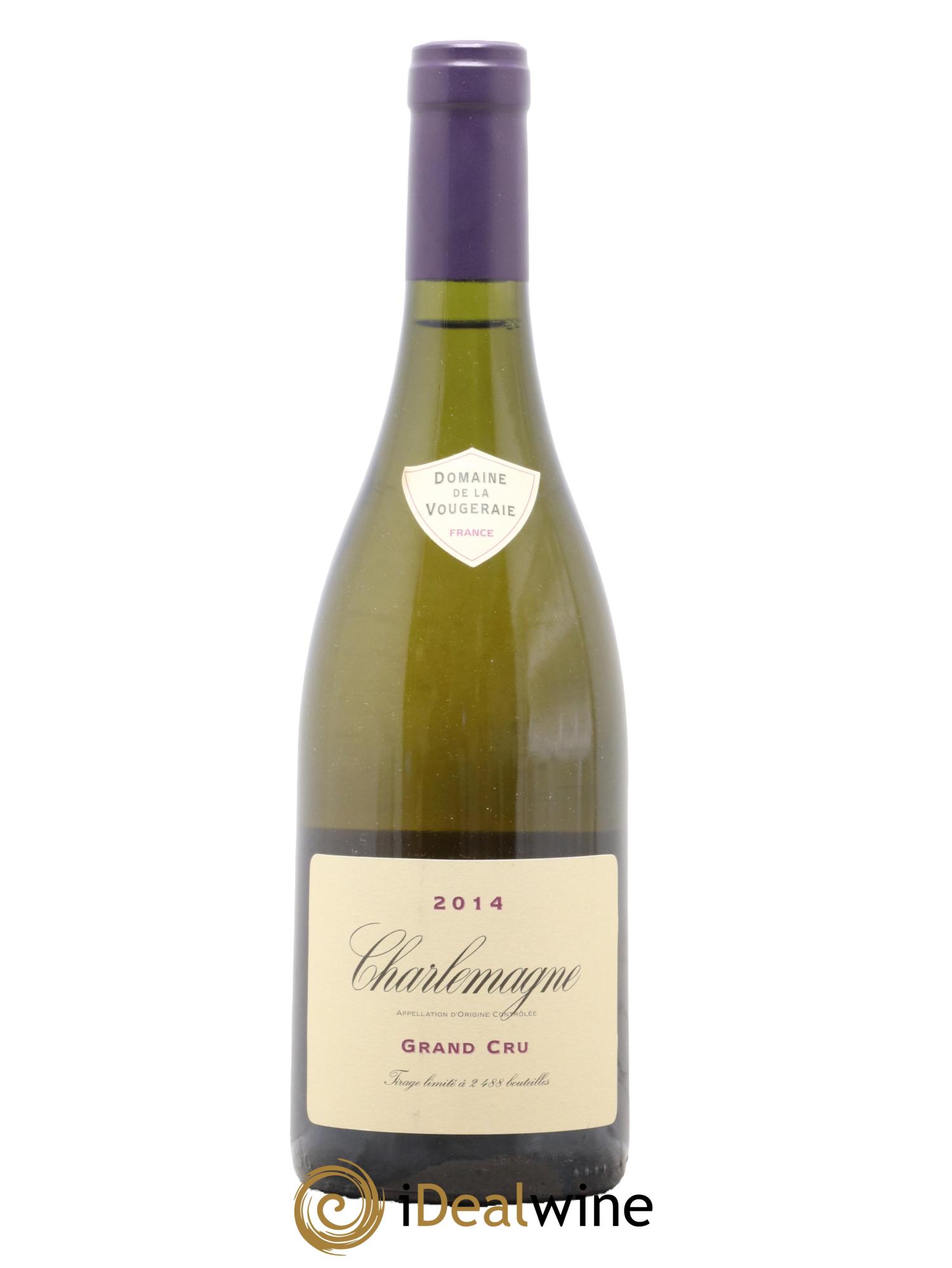 Charlemagne La Vougeraie 2014 - Lot de 1 bouteille - 0