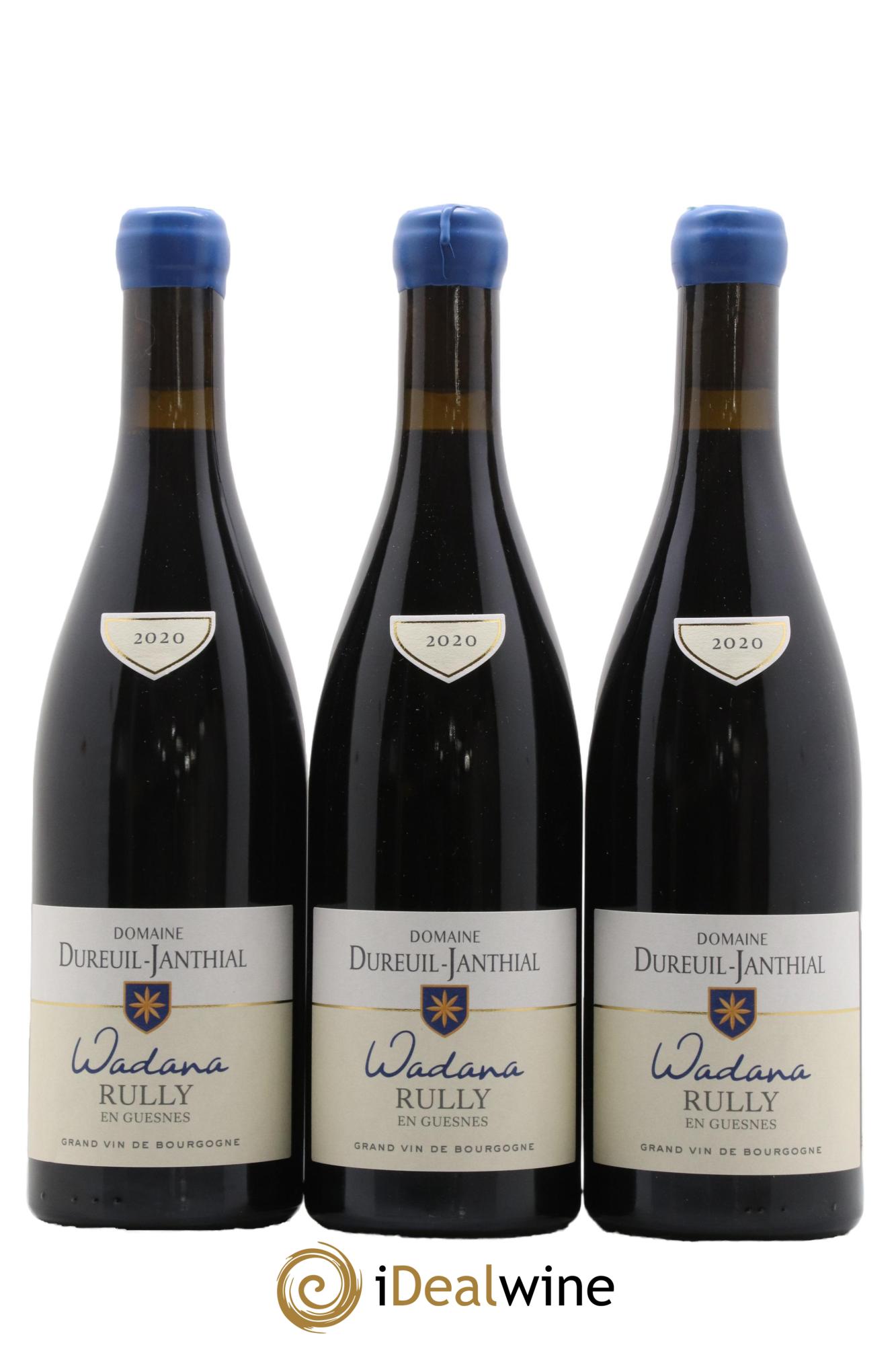 Rully En Guesnes Wadana Vincent Dureuil-Janthial 2020 - Lot de 3 bouteilles - 0