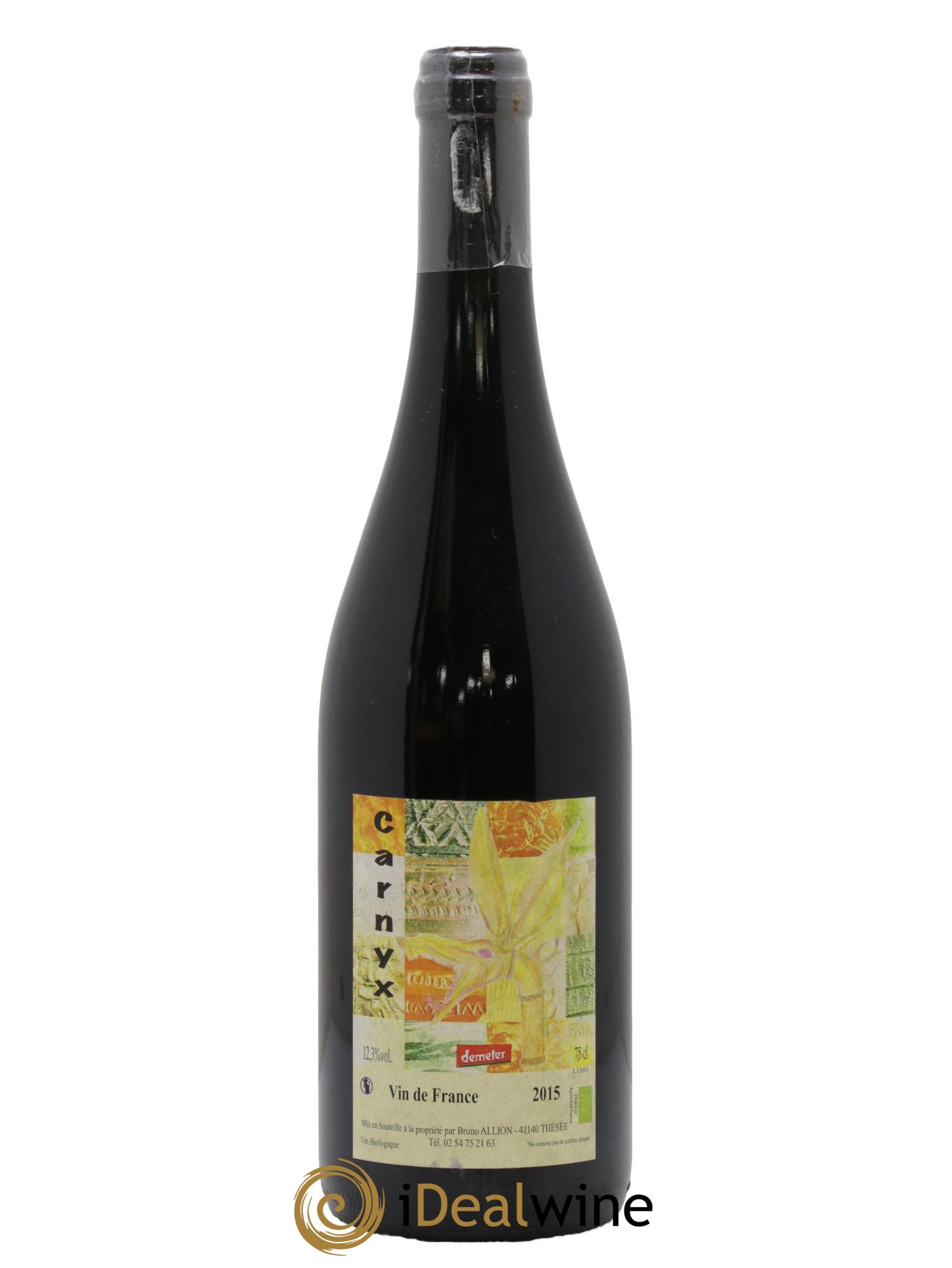 Vin de France Carnyx Bruno Allion 2015 - Lot de 1 bouteille - 0