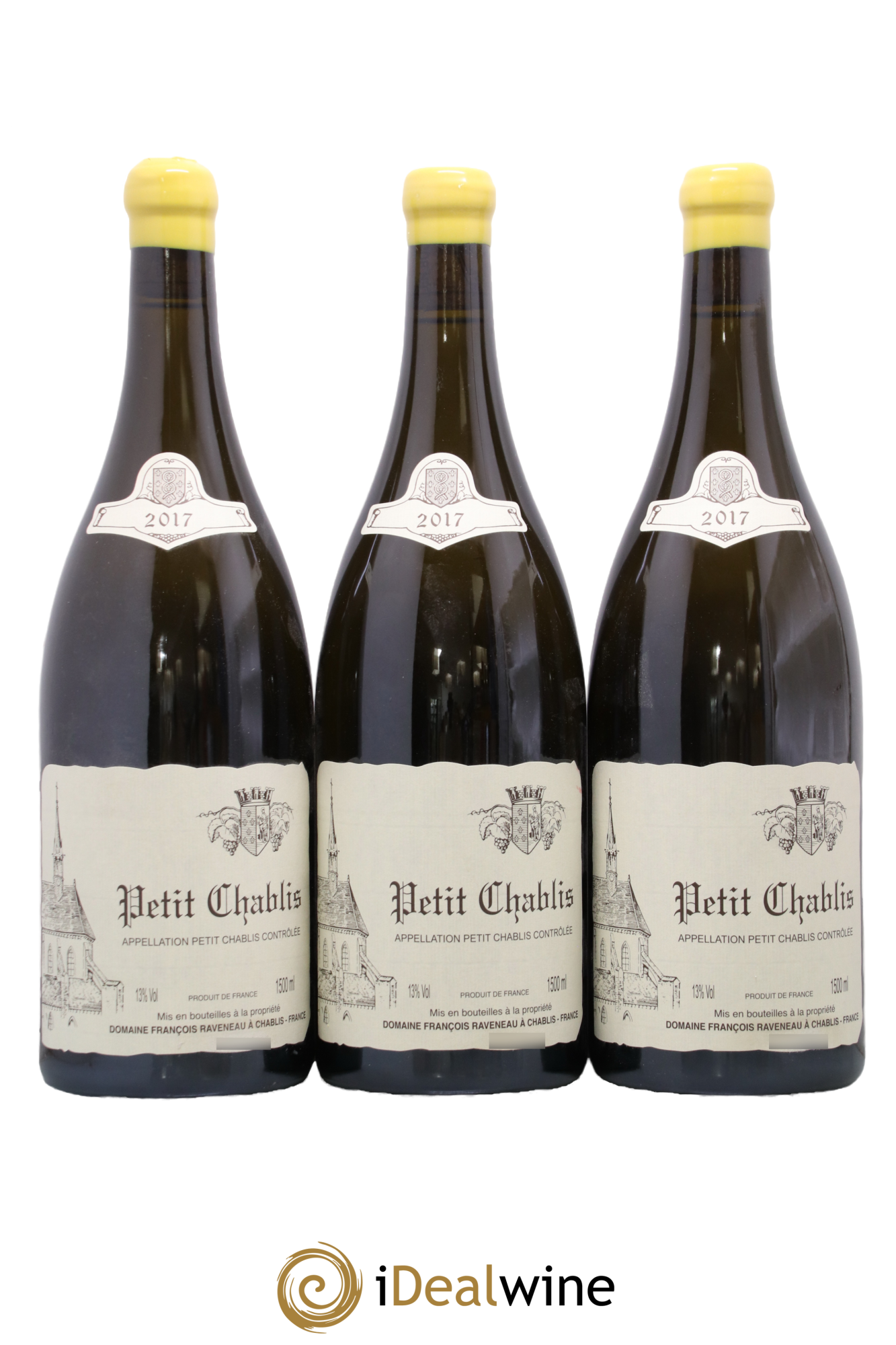 Petit Chablis Raveneau (Domaine) 2017 - Lot of 3 magnums - 0