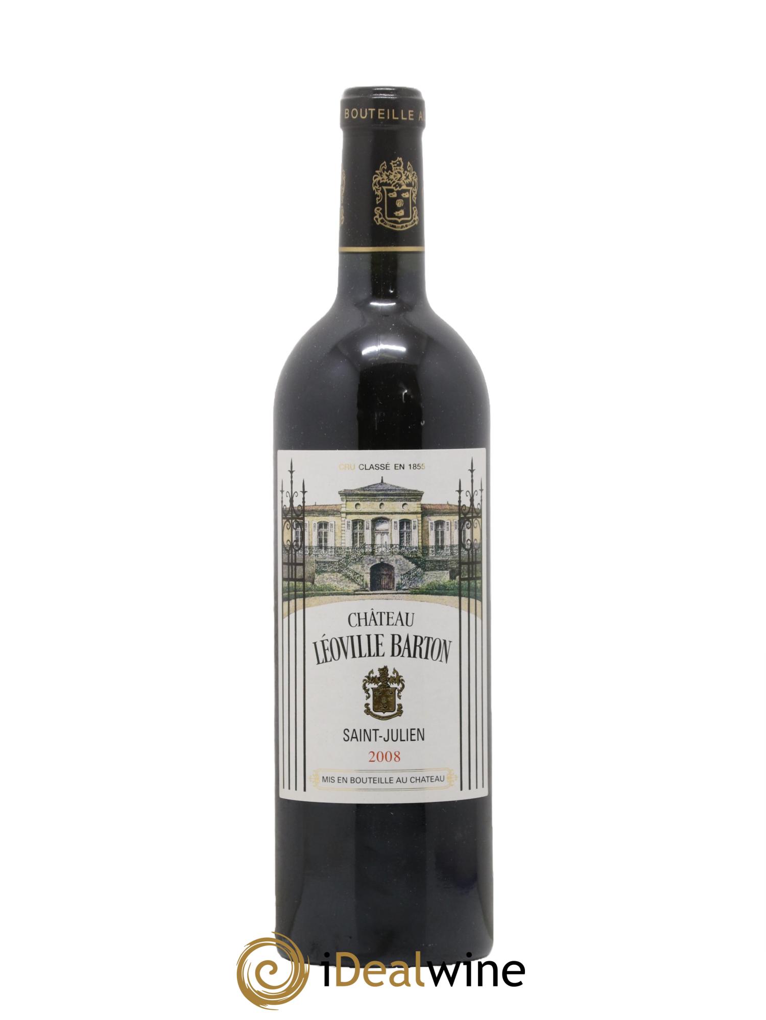 Château Léoville Barton 2ème Grand Cru Classé 2008 - Lot de 1 bouteille - 0