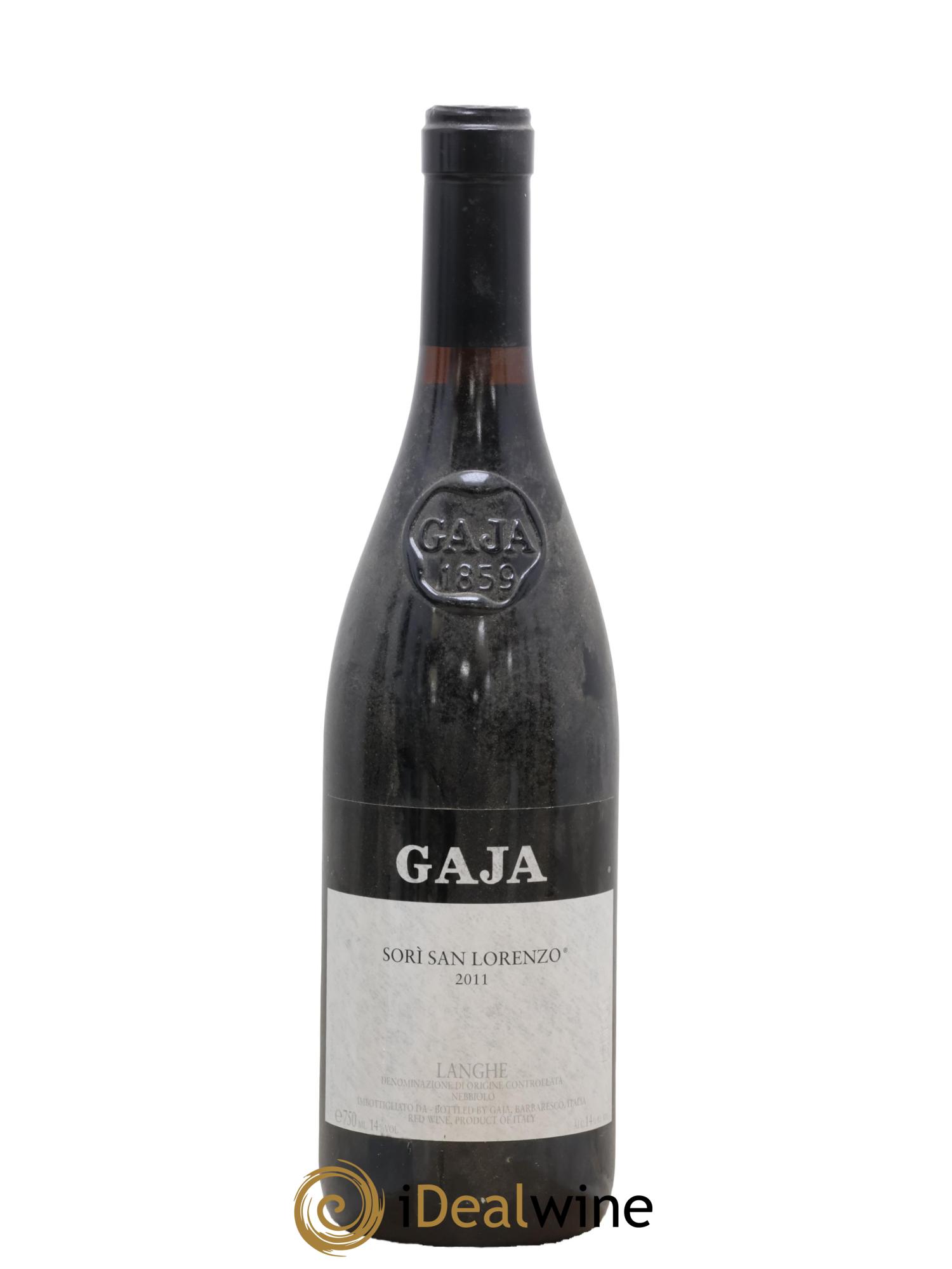 Langhe DOC Sori San Lorenzo Angelo Gaja Sori San Lorenzo Angelo Gaja 2011 - Lot de 1 bouteille - 0