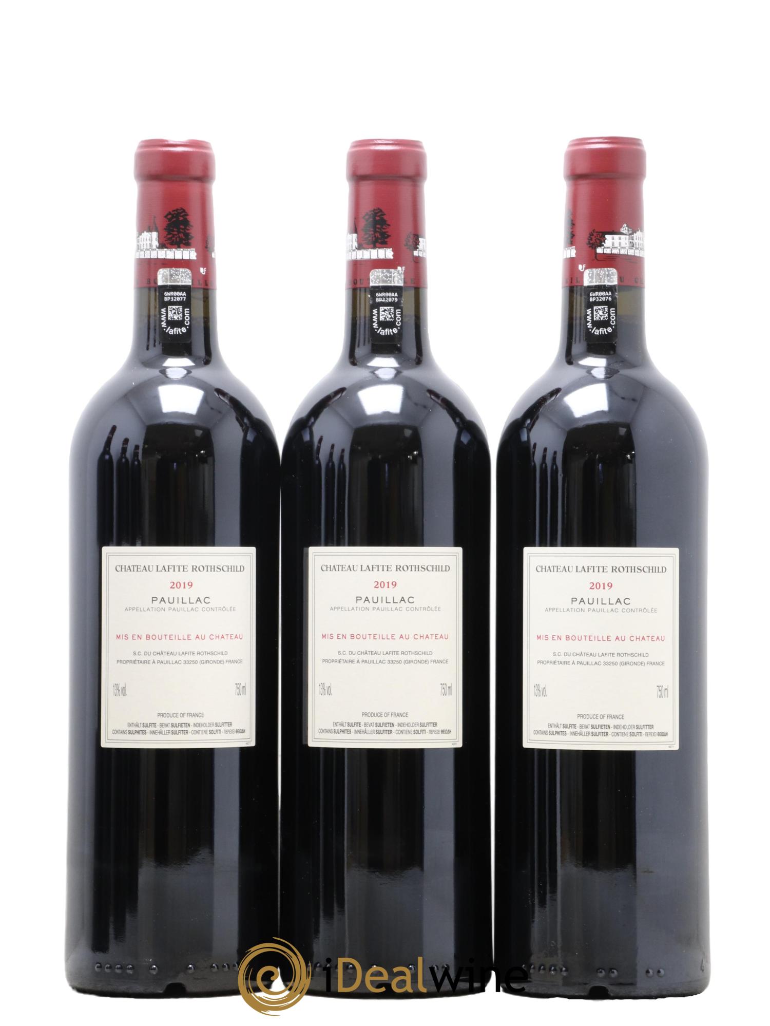 Château Lafite Rothschild 1er Grand Cru Classé 2019 - Lot de 6 bouteilles - 2