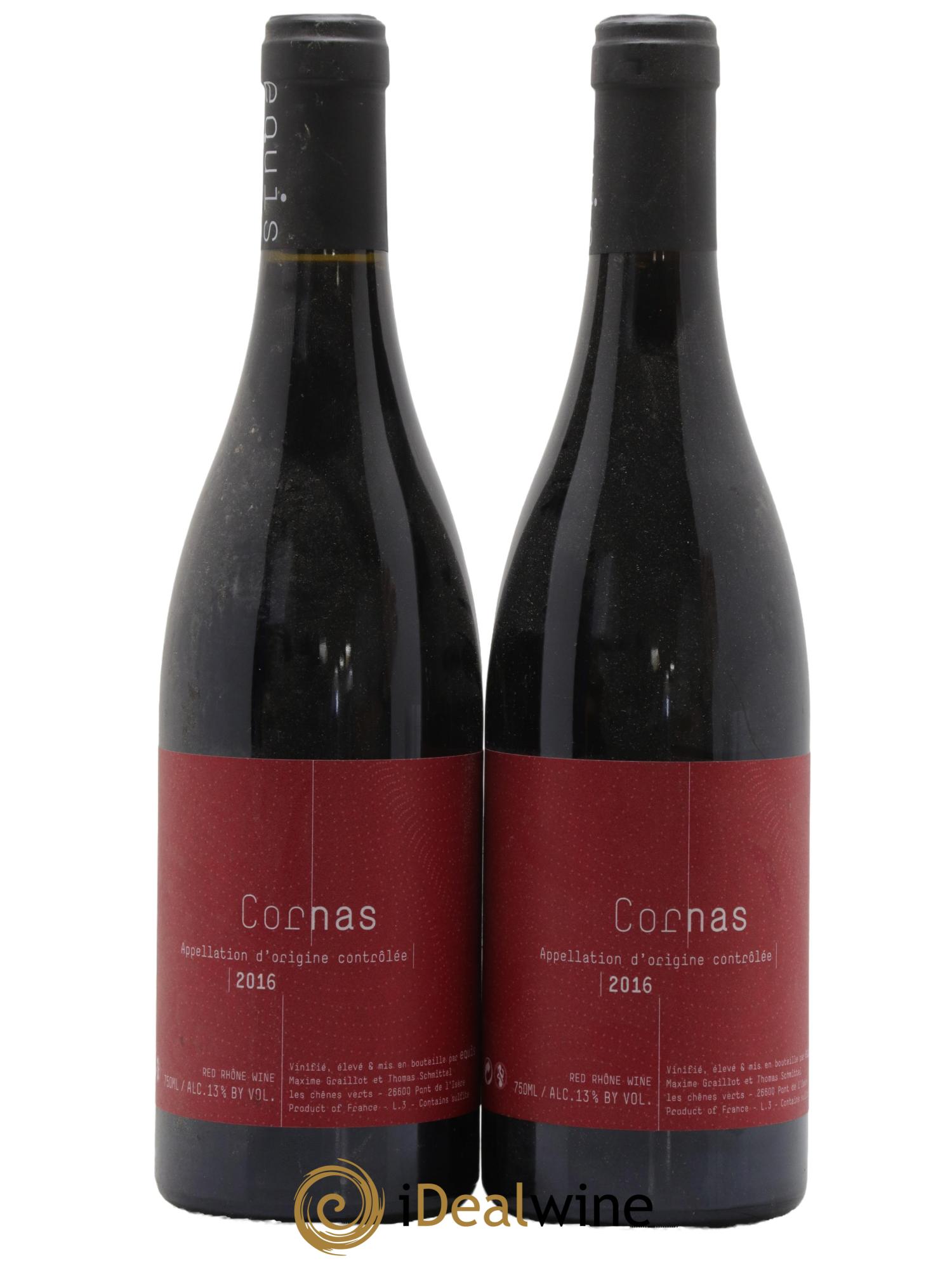 Cornas Equis Domaine Graillot 2016 - Lot de 2 bouteilles - 0
