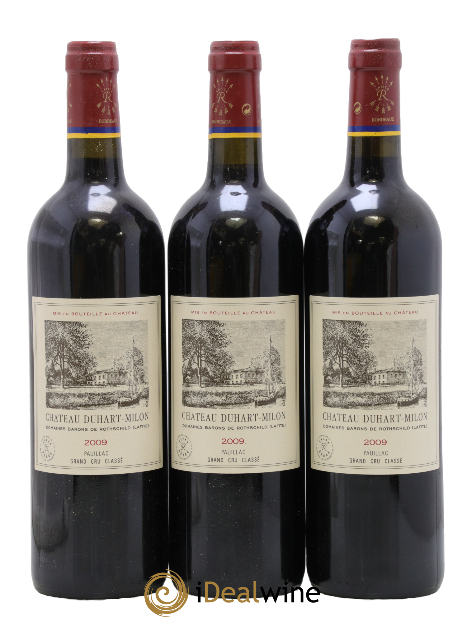 Château Duhart-Milon 4ème Grand Cru Classé 2009 - Lot de 3 bouteilles - 0