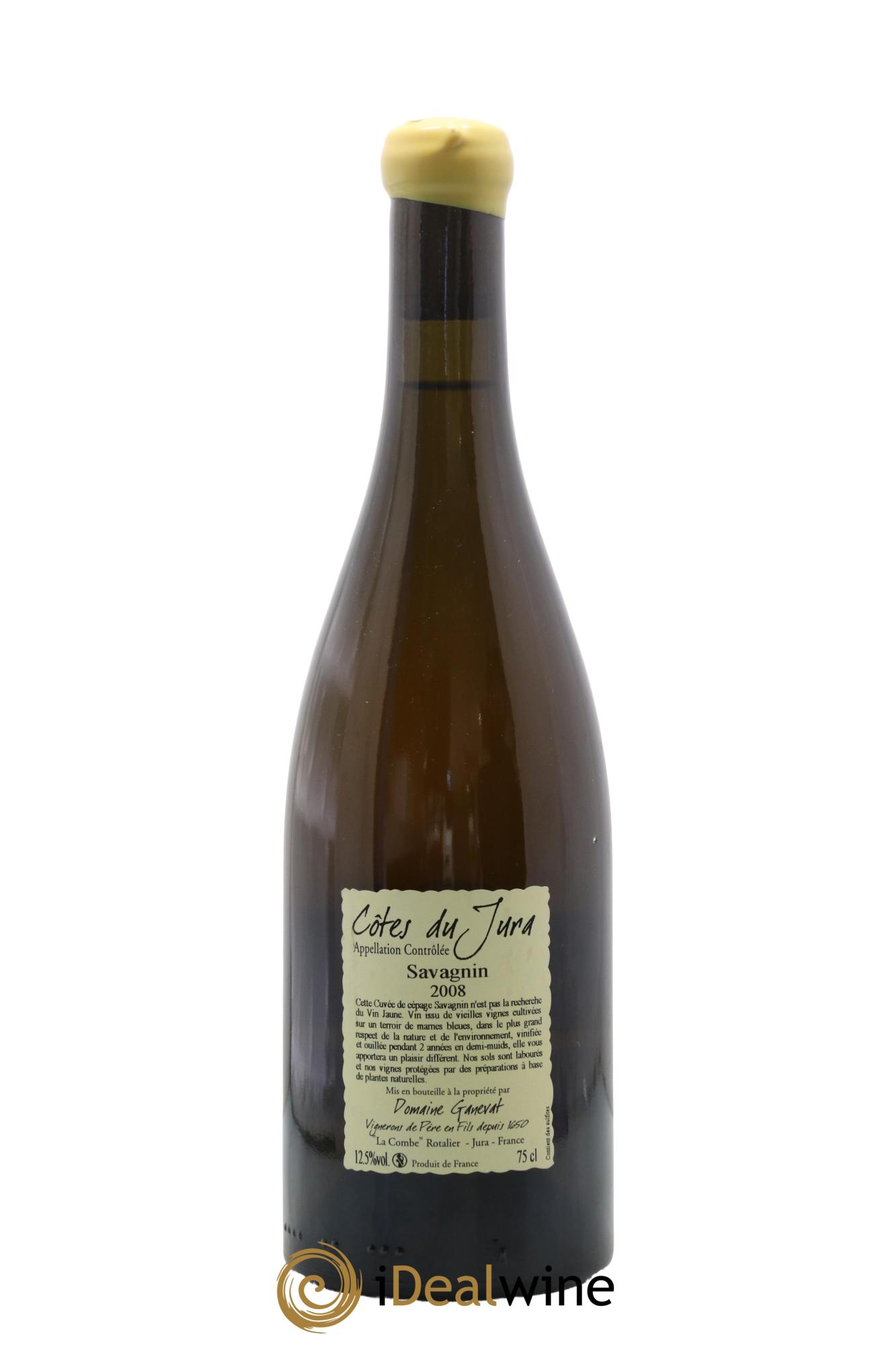 Côtes du Jura Les Chalasses Marnes Bleues Jean-François Ganevat (Domaine) 2008 - Lot de 1 bouteille - 1