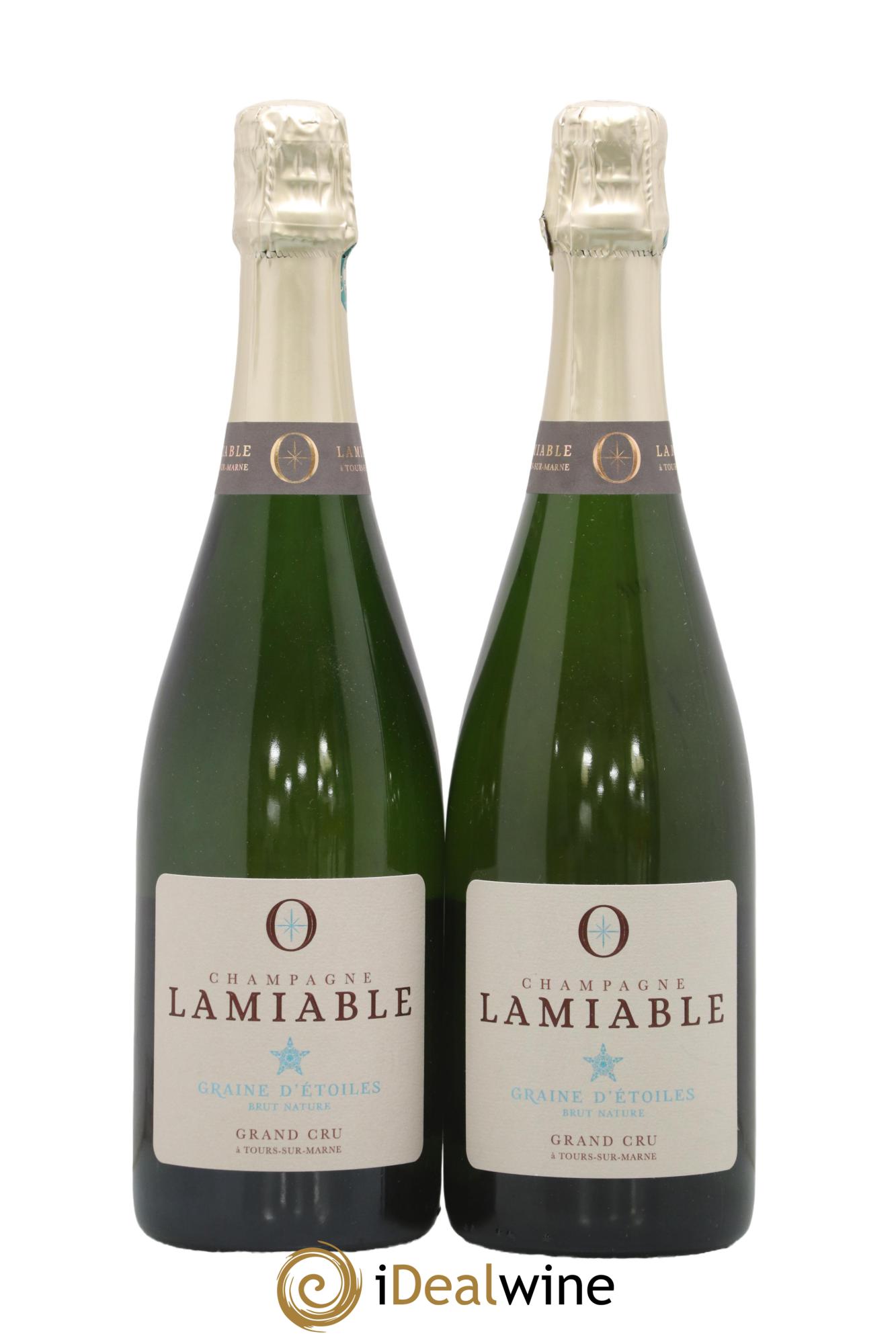 Champagne Graine D'Etoiles Extra Brut Grand Cru Lamiable - Lot de 2 bouteilles - 0