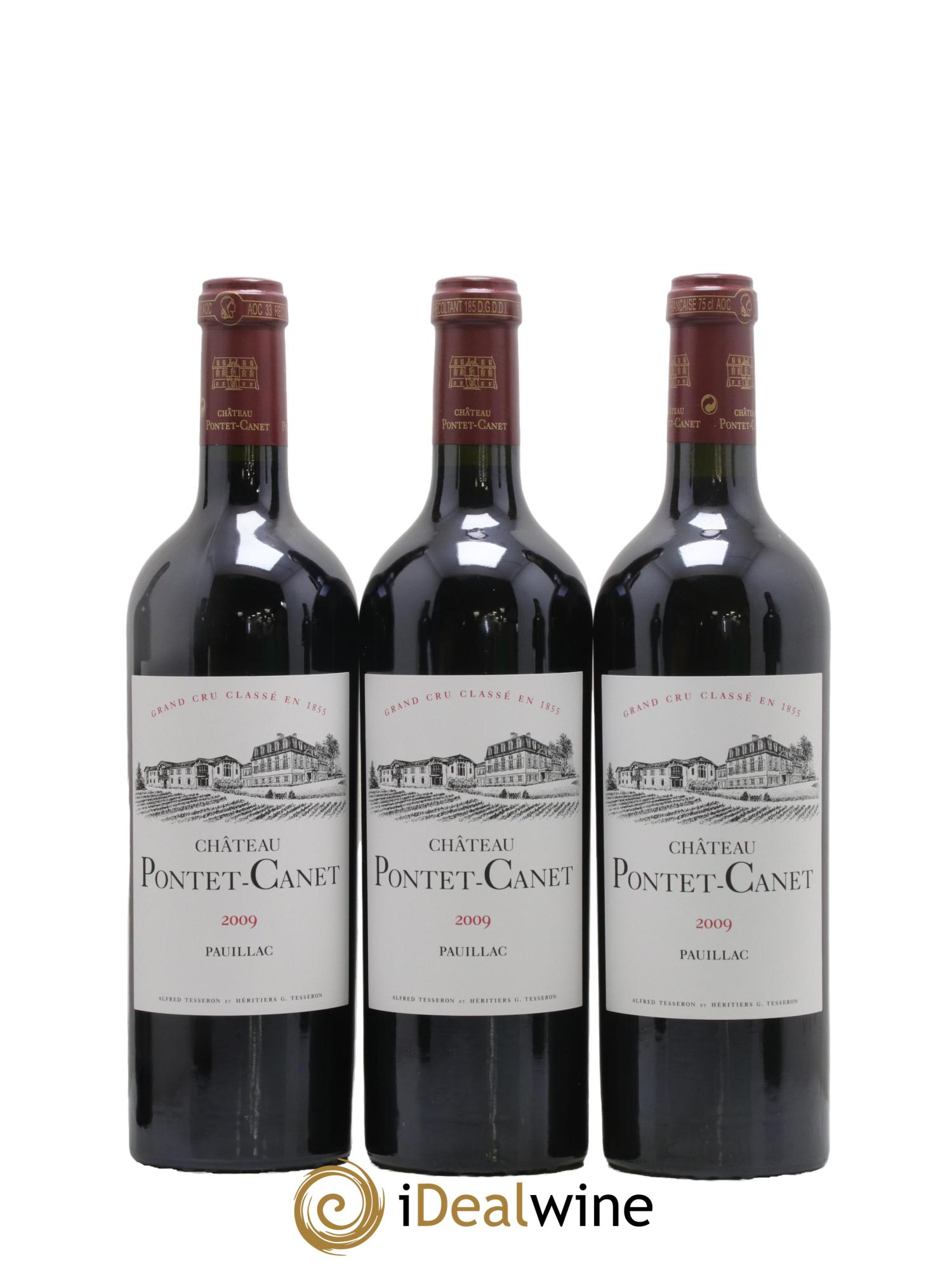 Château Pontet Canet 5ème Grand Cru Classé 2009 - Lotto di 6 bottiglie - 1