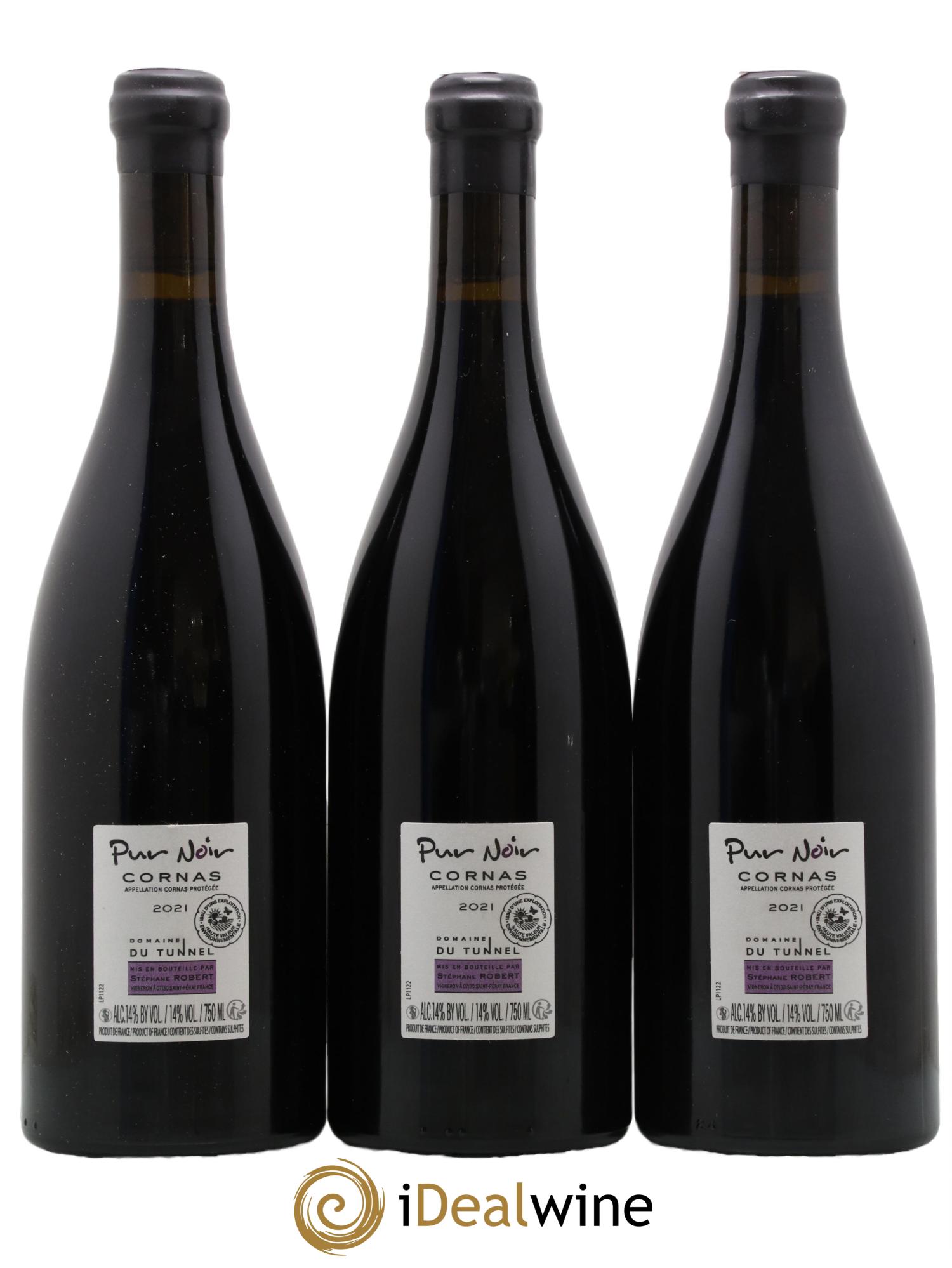 Cornas Pur Noir Tunnel (Domaine du) 2021 - Lot of 3 bottles - 1