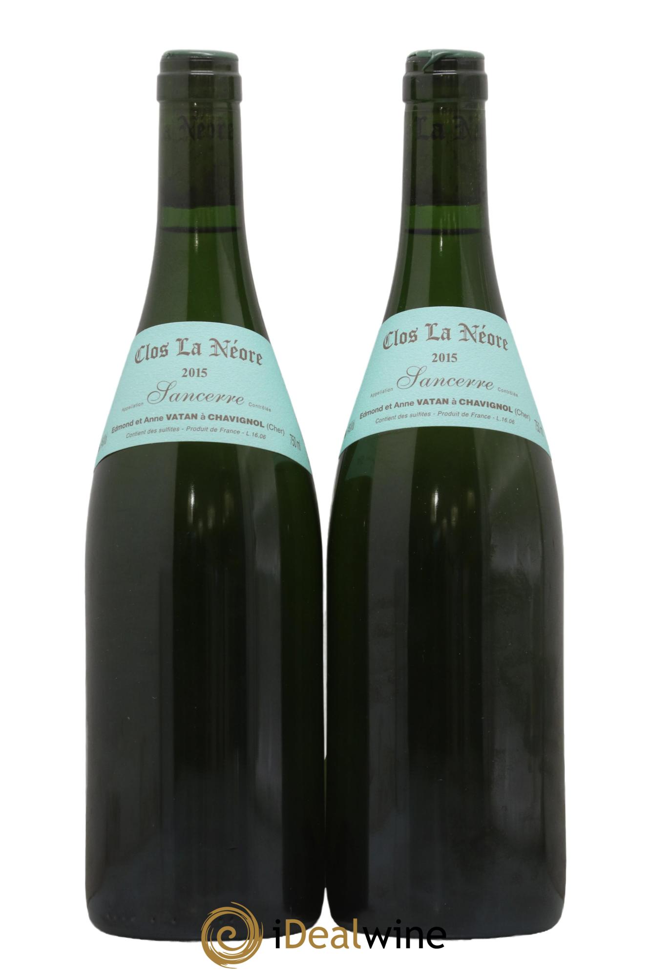 Sancerre Clos la Neore Edmond Vatan 2015 - Lot de 2 bouteilles - 0