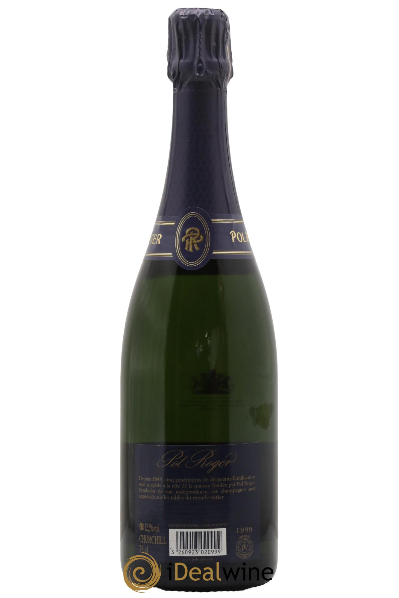 Cuvée Winston Churchill Pol Roger 1999 - Lot de 1 bouteille - 2