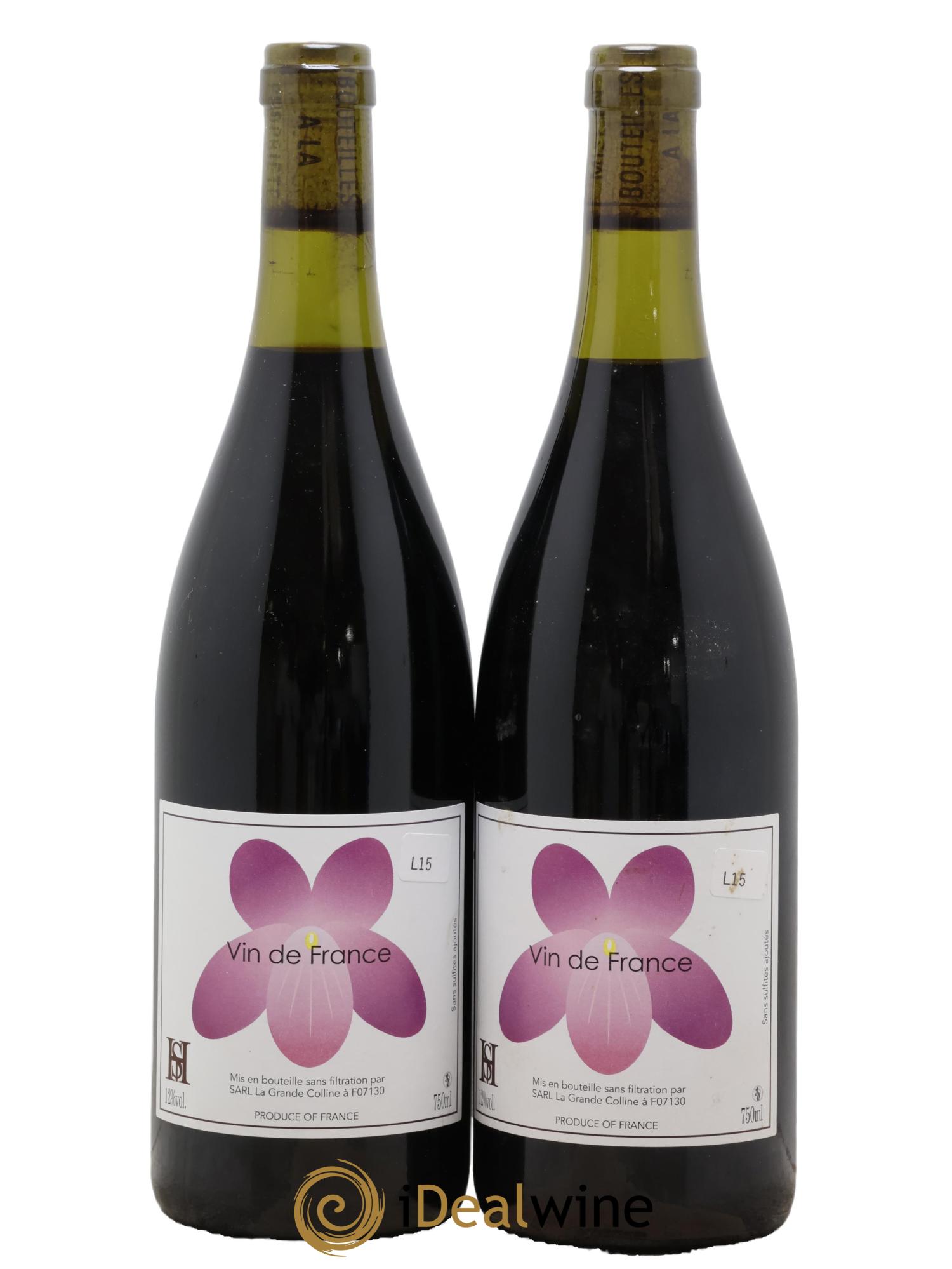 Vin de France (Ex Saint-Joseph) Hirotake Ooka - Domaine La Grande Colline 2015 - Lot de 2 bouteilles - 0